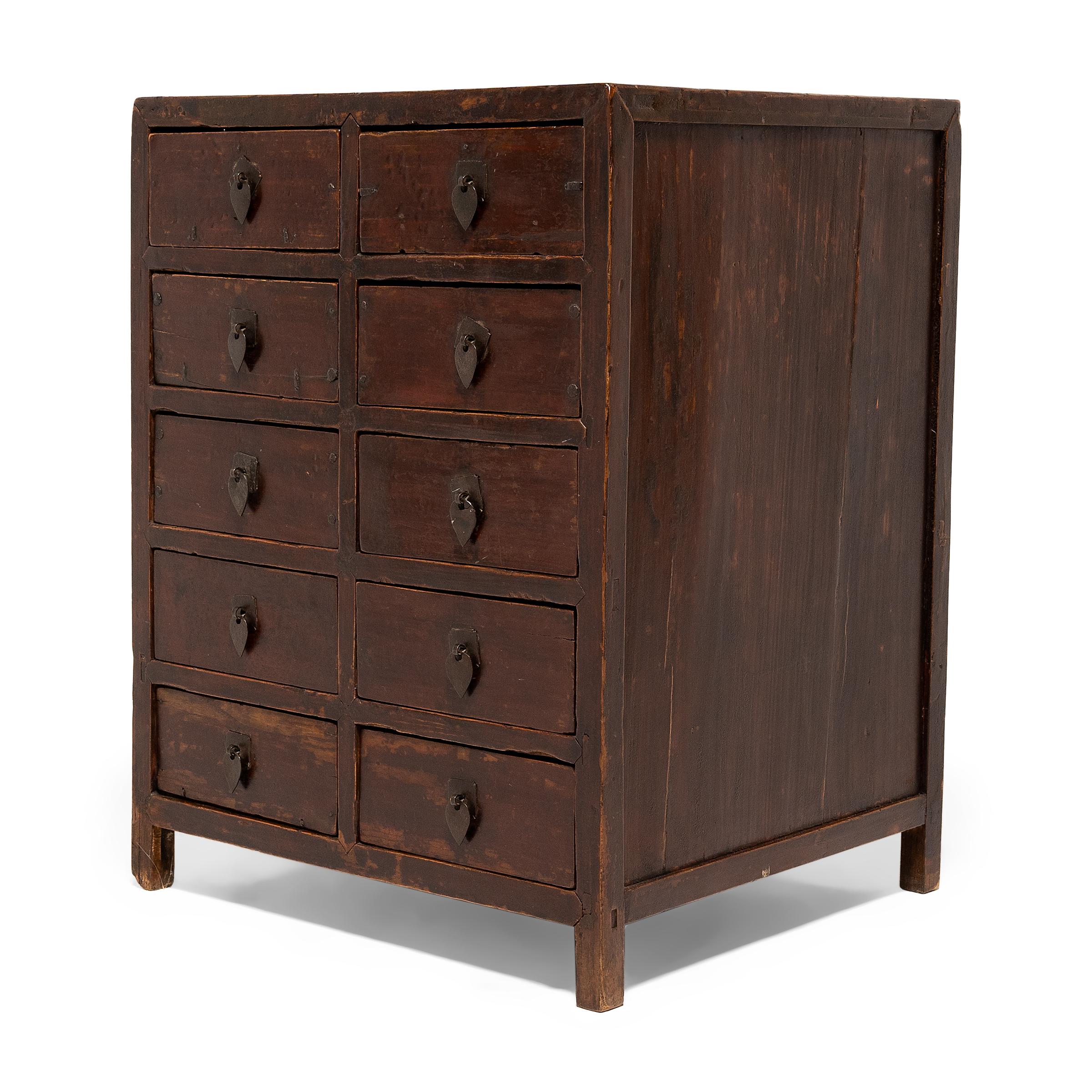 19th Century Chinese Ten Drawer Apothecary Chest, c. 1850