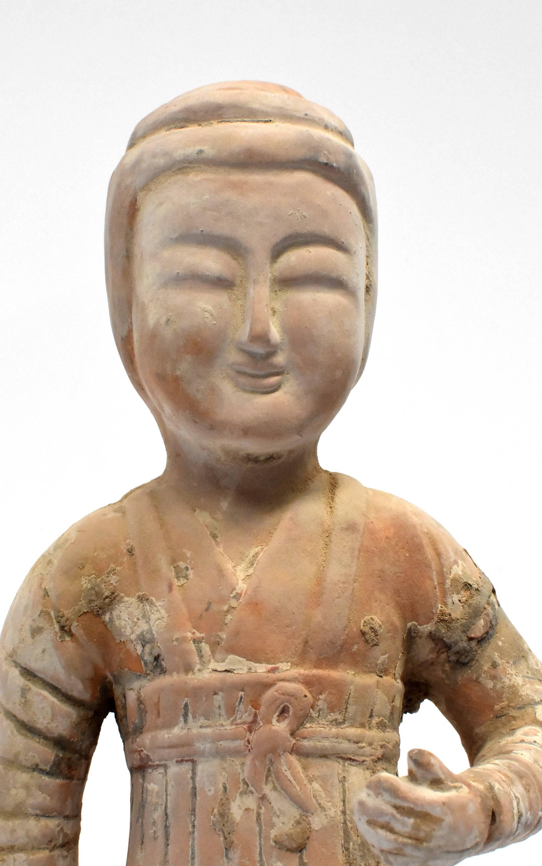 Chinese Terracotta Figure, A Governess 10