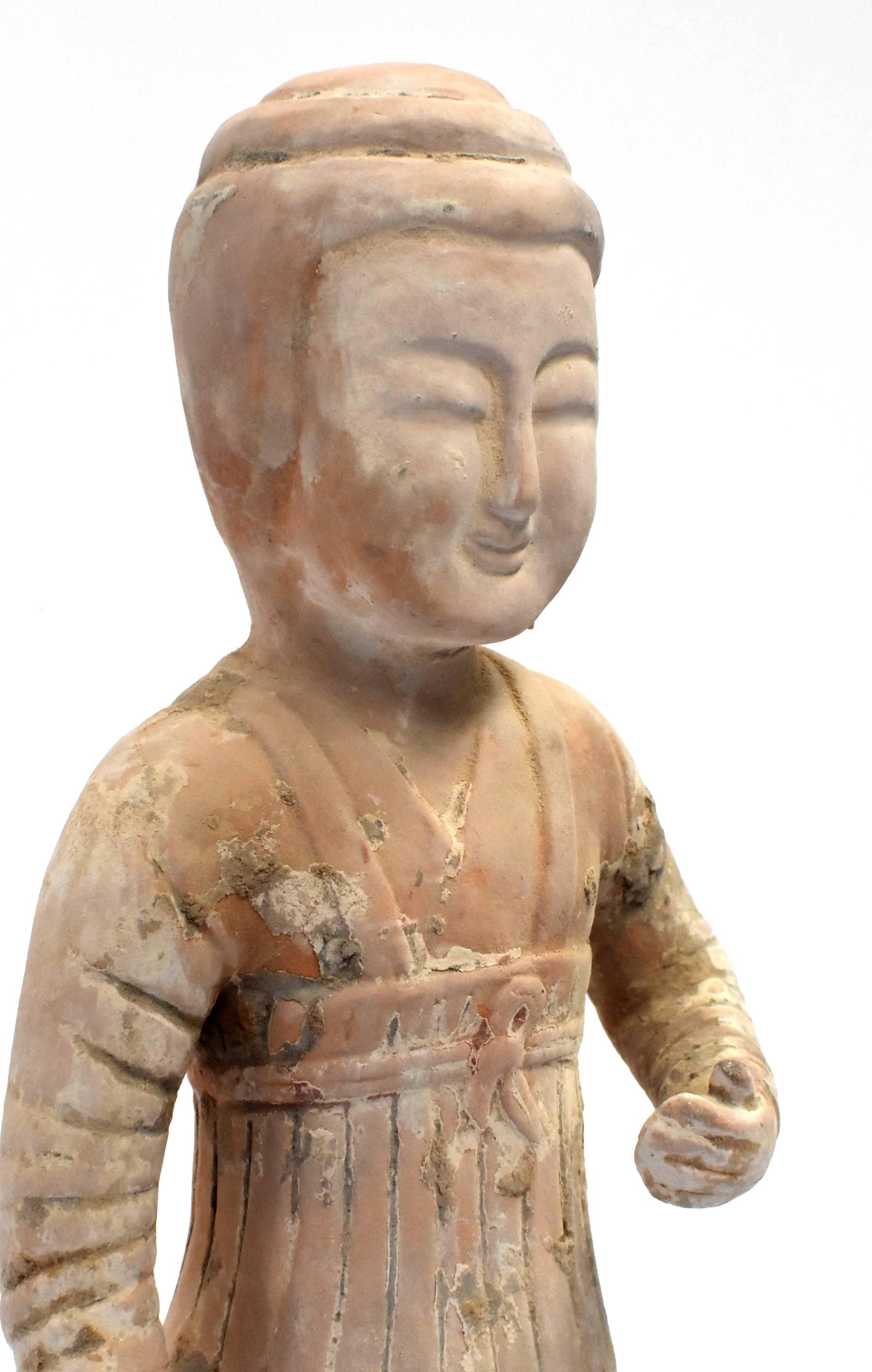 Chinese Terracotta Figure, A Governess 12
