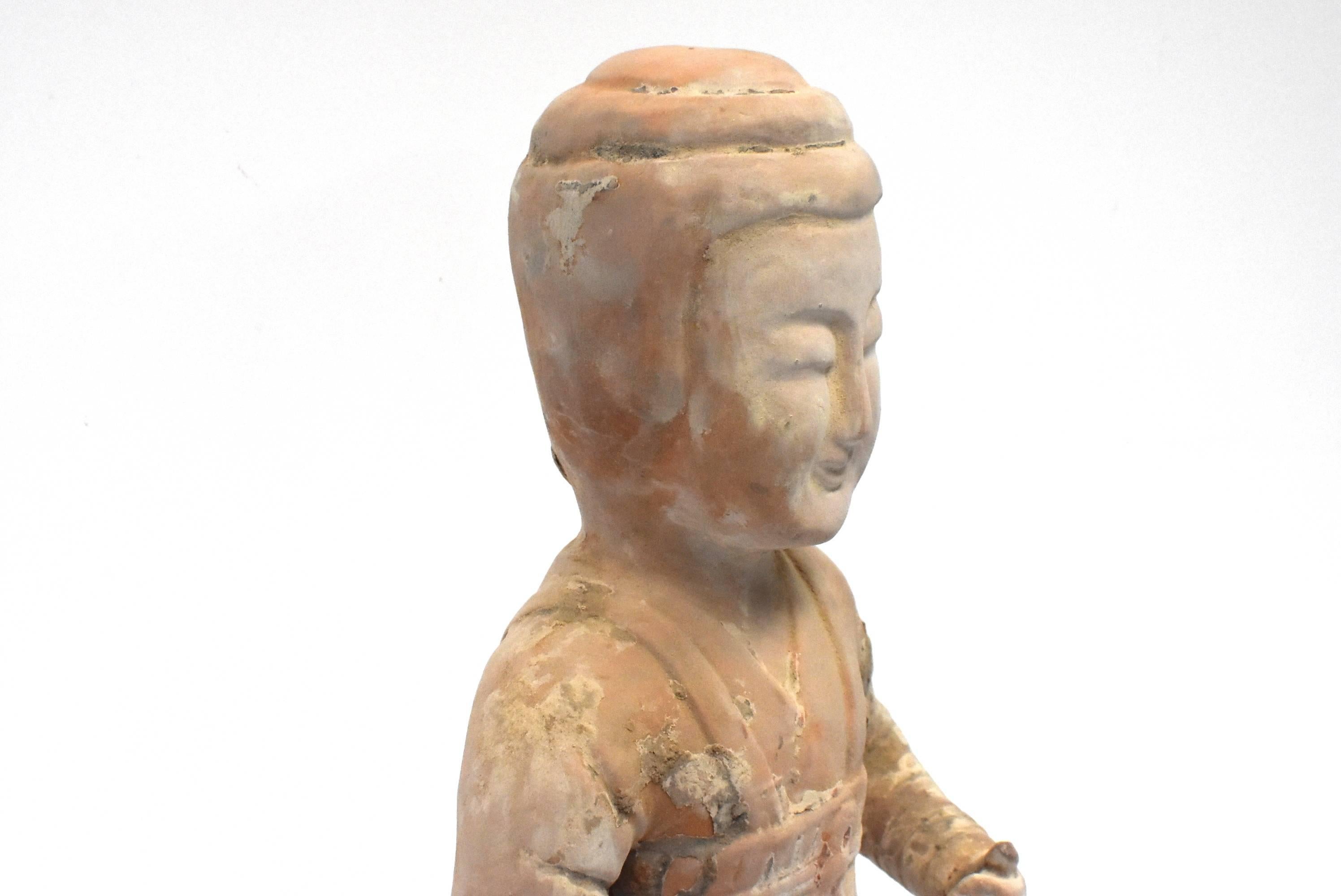 Chinese Terracotta Figure, A Governess 2