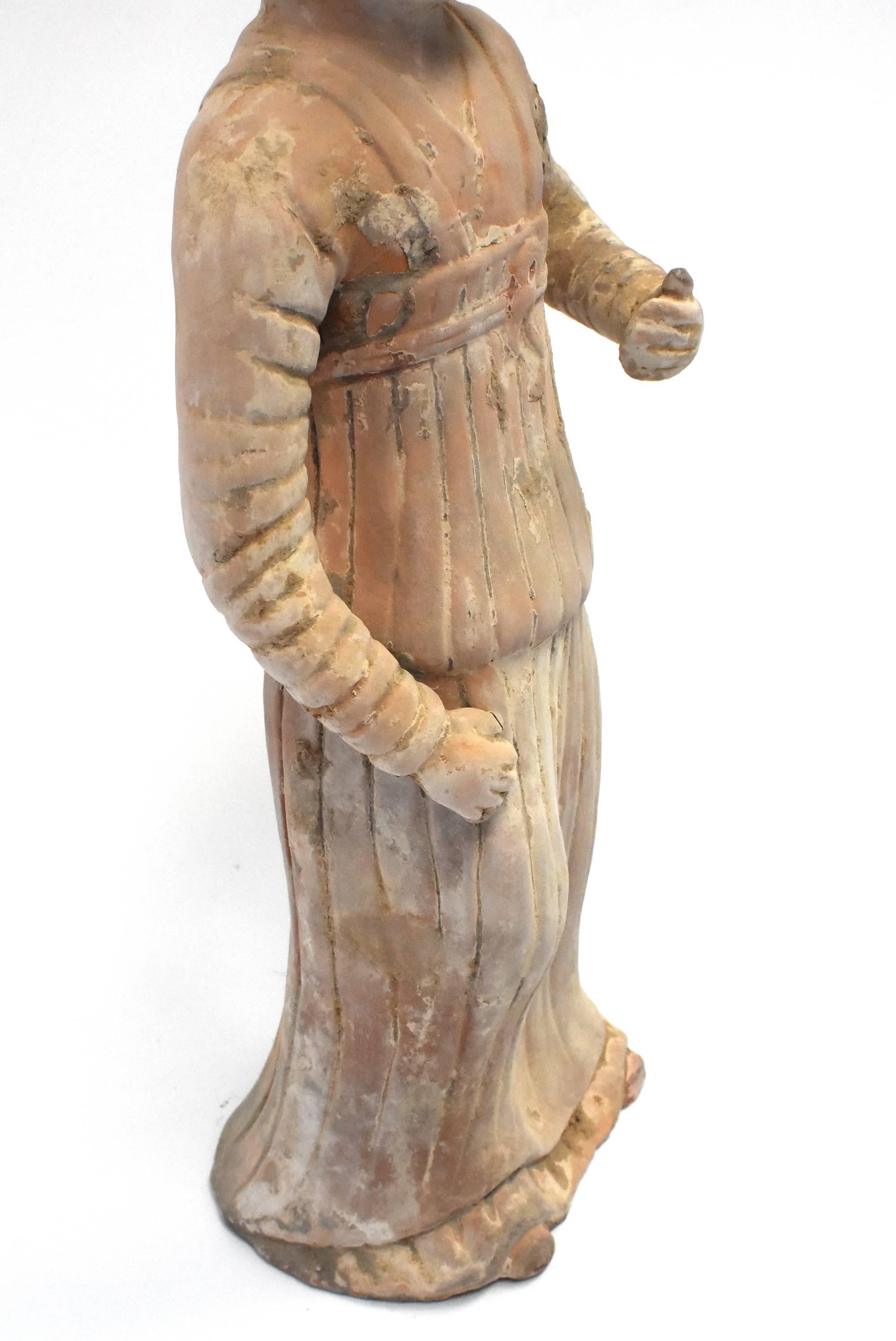 Chinese Terracotta Figure, A Governess 3