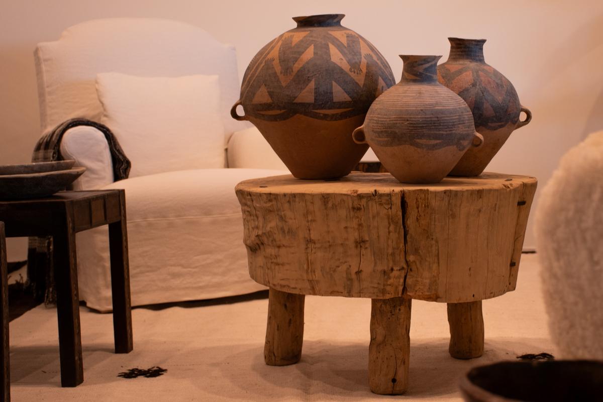 Poterie Jarre néolithique en terre cuite chinoise Ca. 3e  millénaire I.C. B.C. en vente