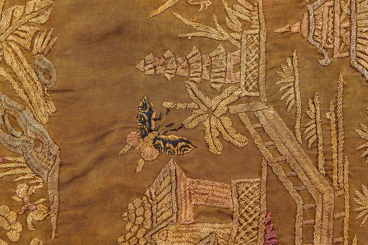 Pannello ricamato in seta tessile cinese in vendita 1