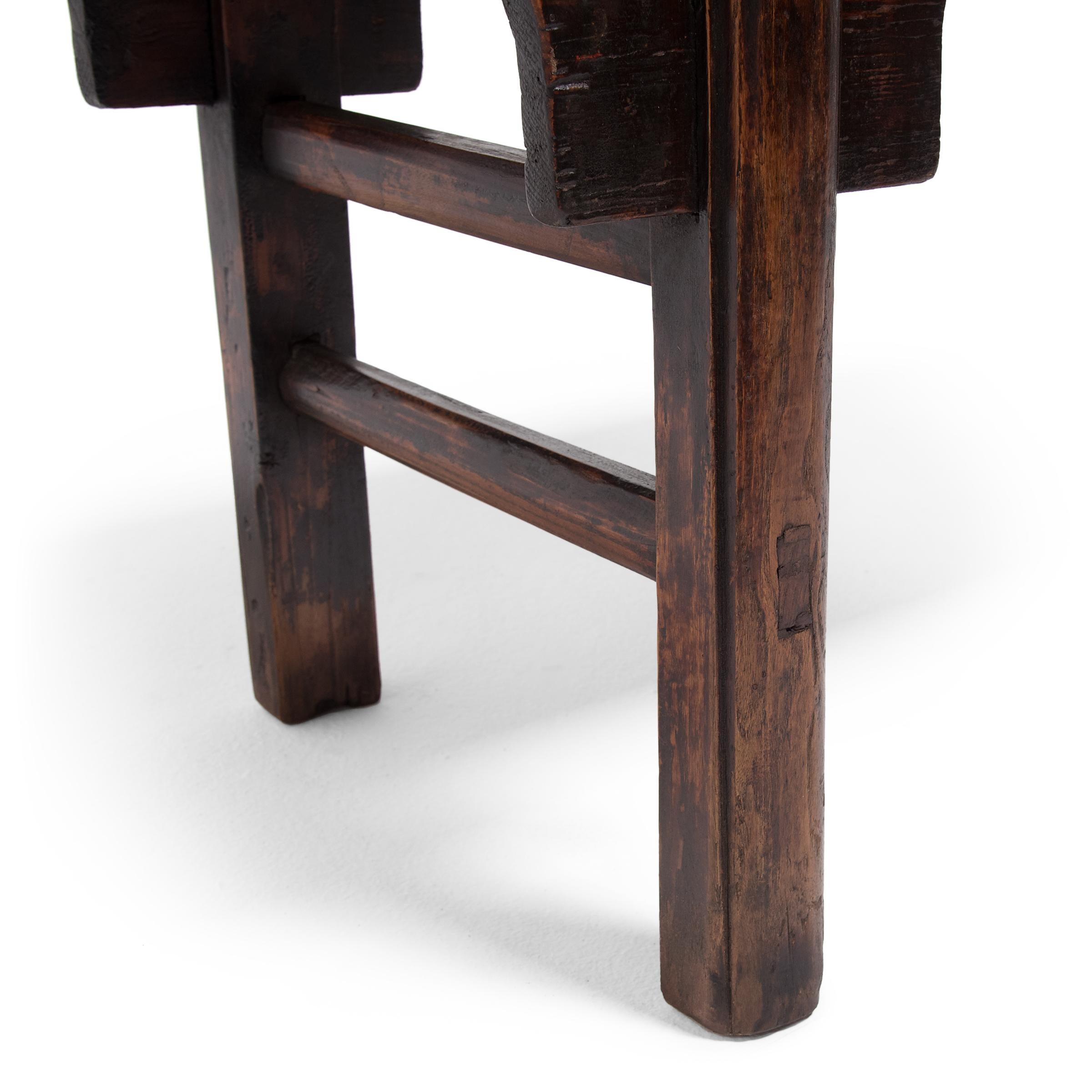Chinese Three Person Bench, c. 1900 2