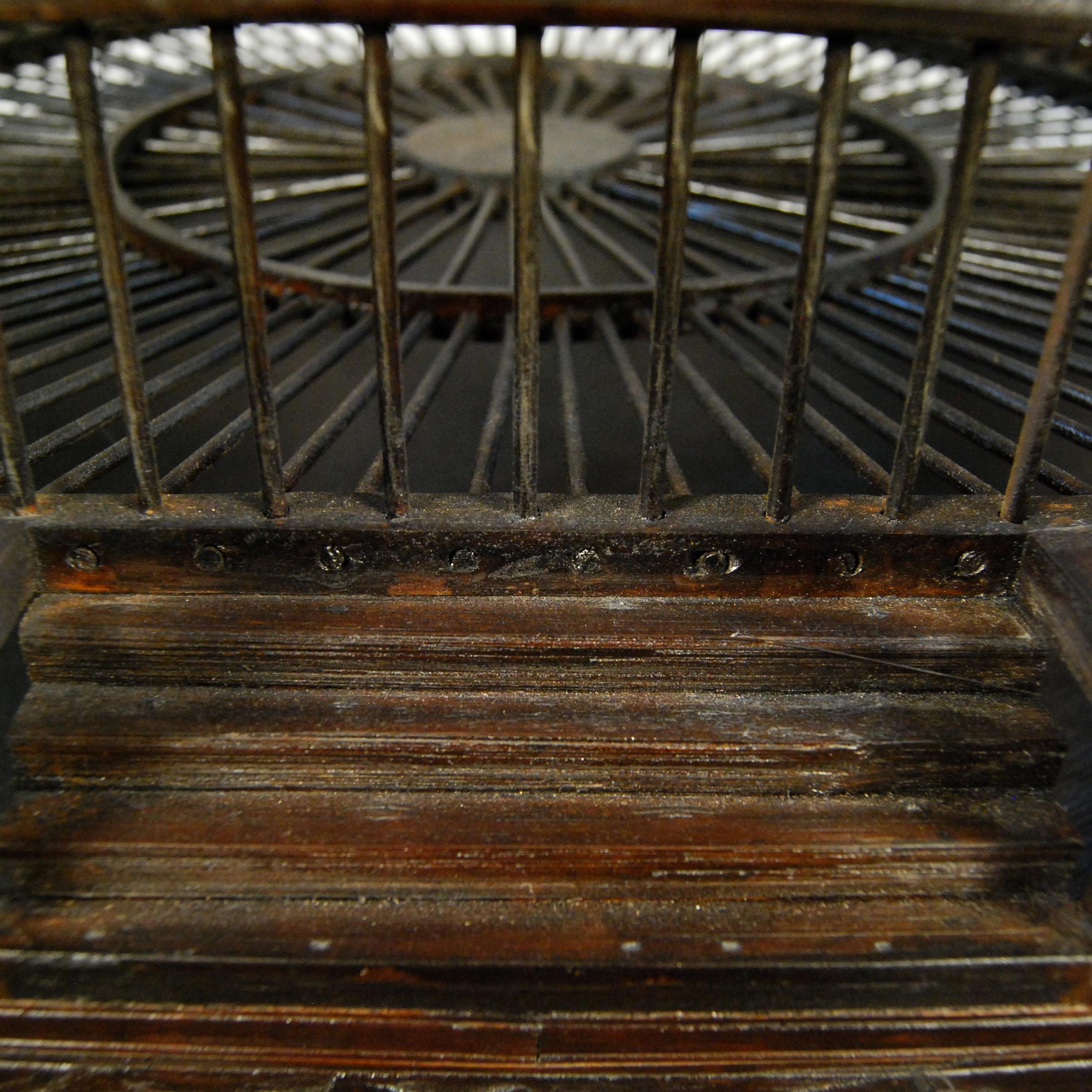 Carved Chinese Three-Tiered Pagoda Birdcage, circa 1900