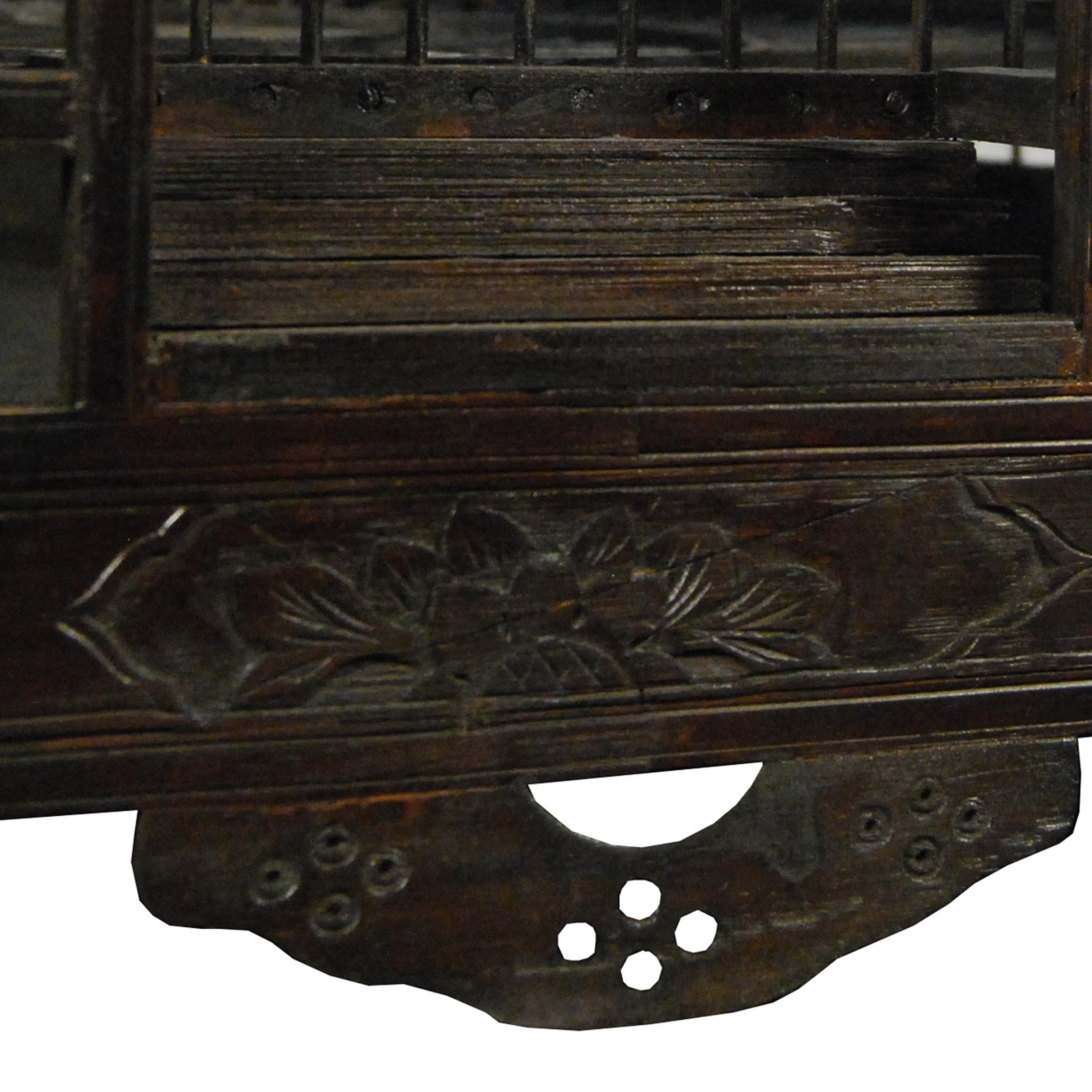 19th Century Chinese Three-Tiered Pagoda Birdcage, circa 1900