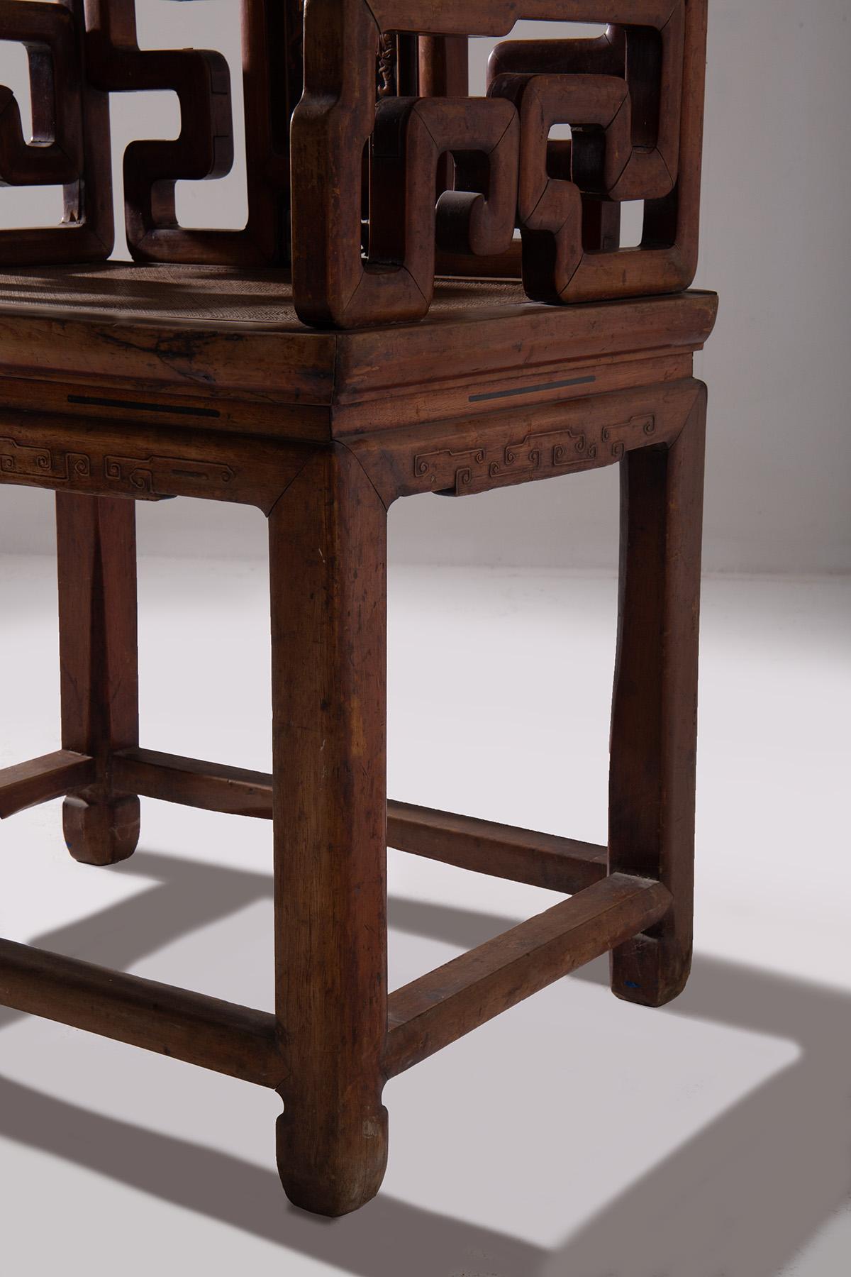 Chinese traditional Qing style armchair In condizioni discrete in vendita a Milano, IT