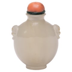 Chinese Translucent Agate Baluster Snuff Bottle, c. 1900