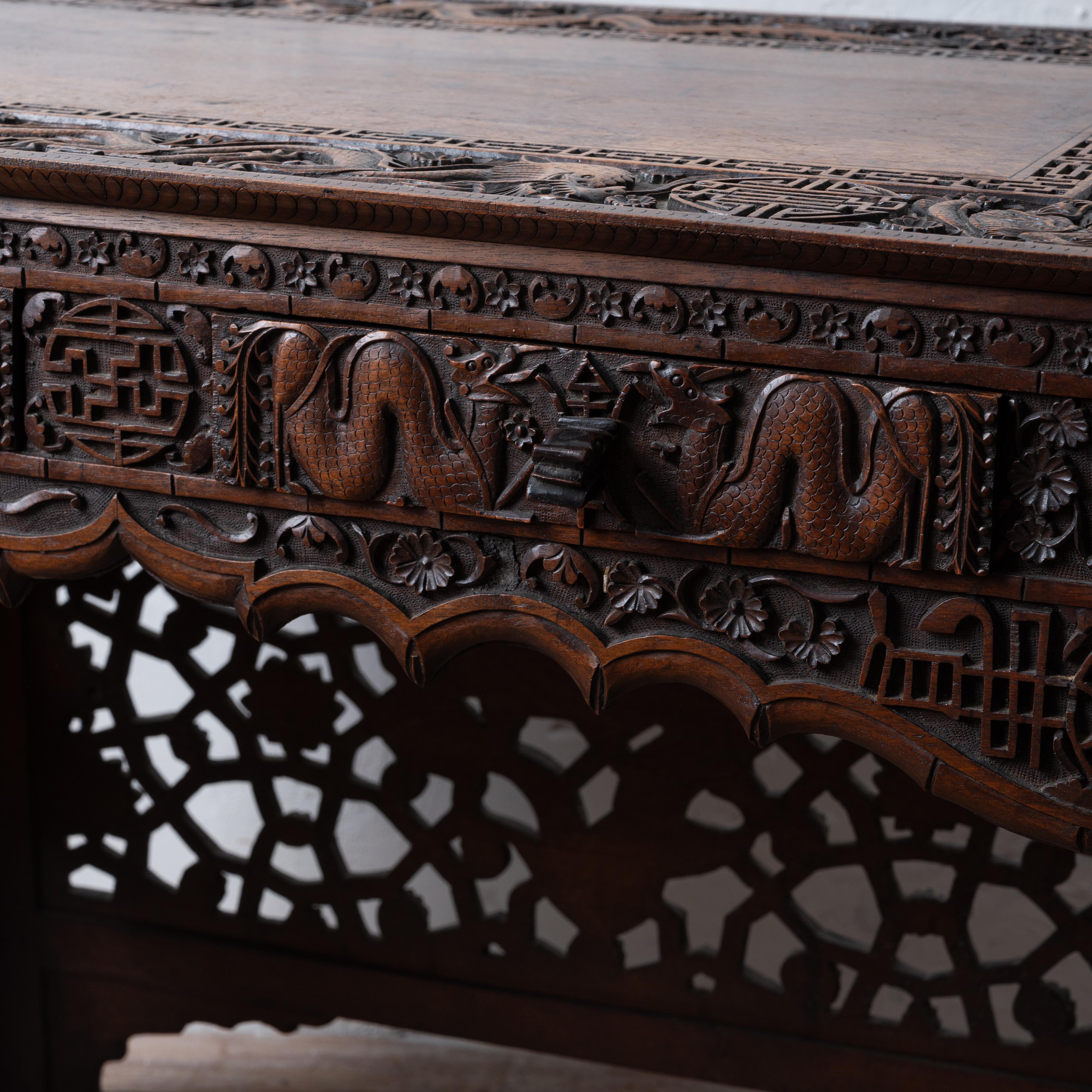 Chinese Traveling Scribes Desk Folding Desk, c.1900 3