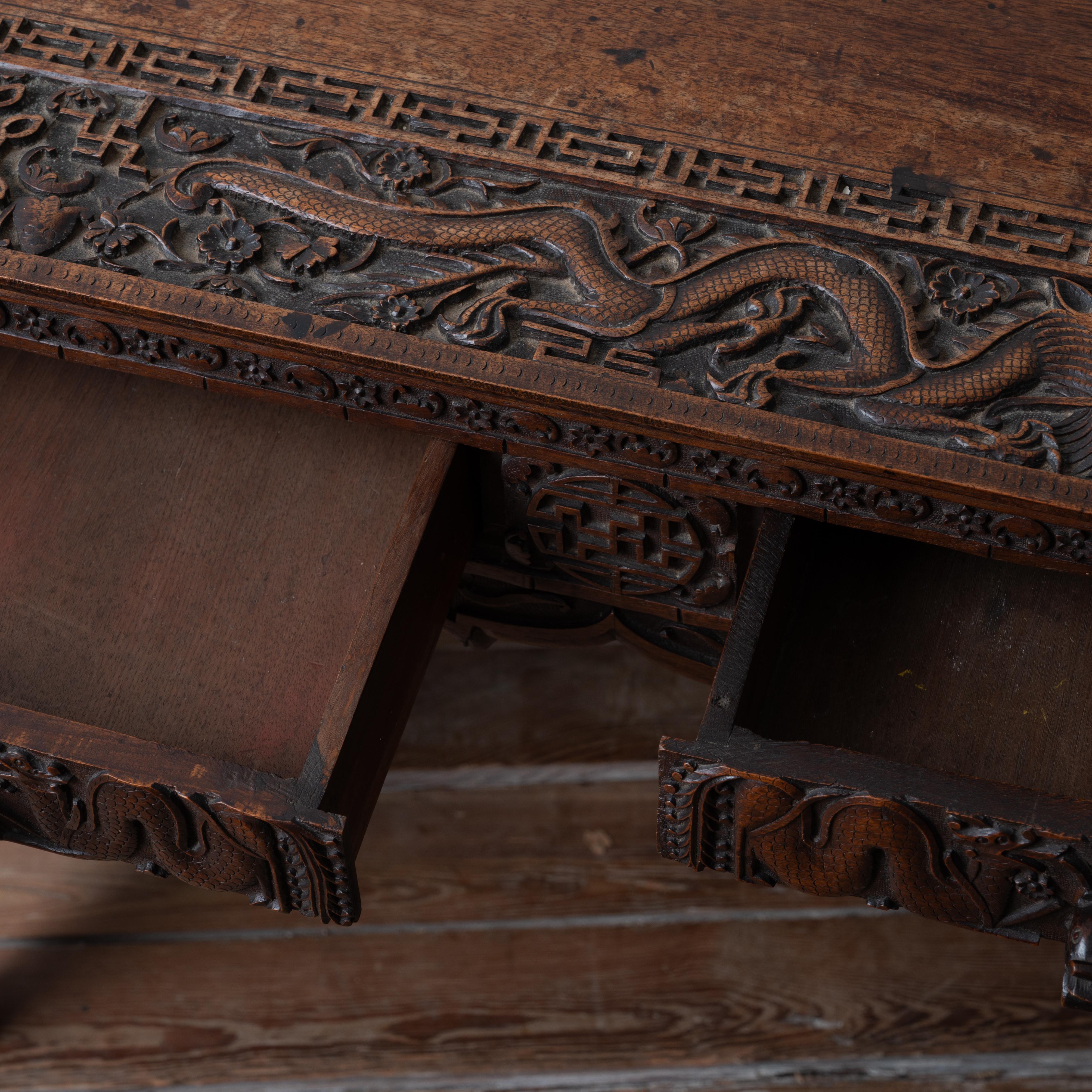 Chinese Traveling Scribes Desk Folding Desk, c.1900 7