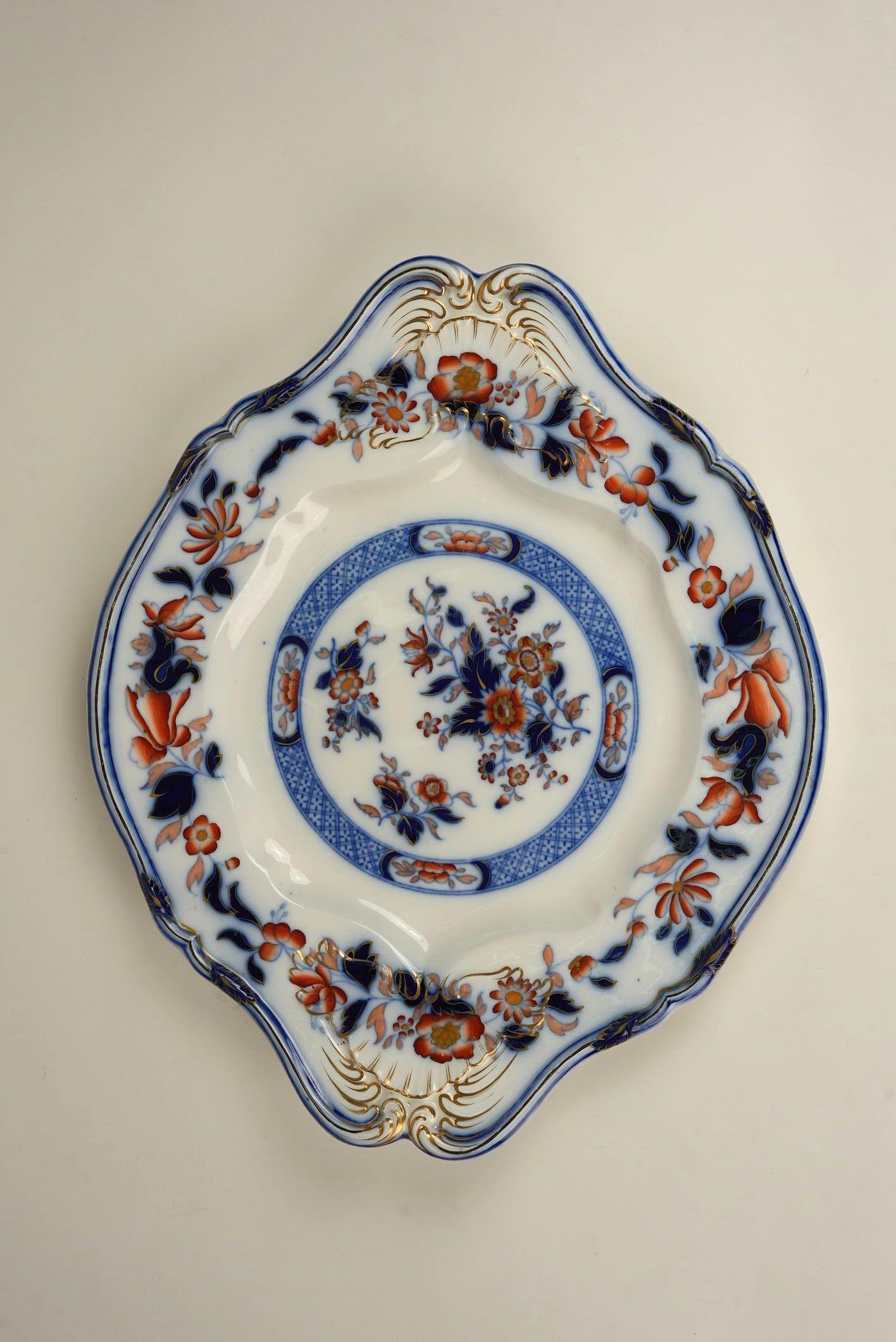Victorian Chinese Tree Platter by Thomas Dimmock, Circa 1850s For Sale