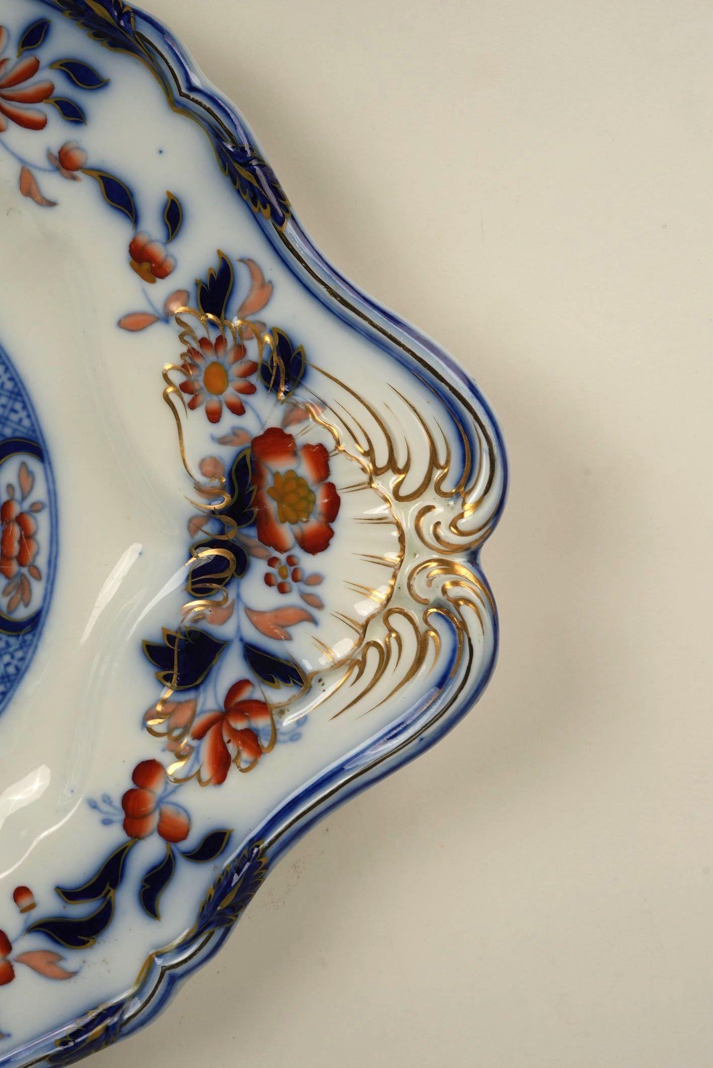 Chinese Tree Platter by Thomas Dimmock, Circa 1850s In Good Condition For Sale In Worcester Park, GB