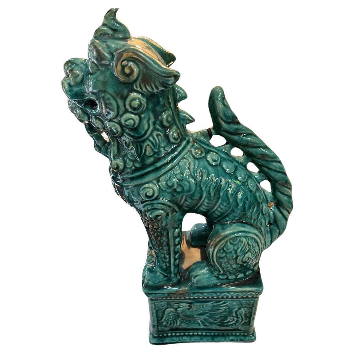 Chinese Turquoise Buddhist Lion