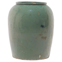 Chinese Celadon Pickling Jar, c. 1900