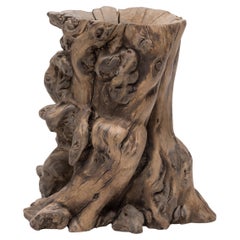 Chinese Twisted Rootwood Brush Pot, c. 1900