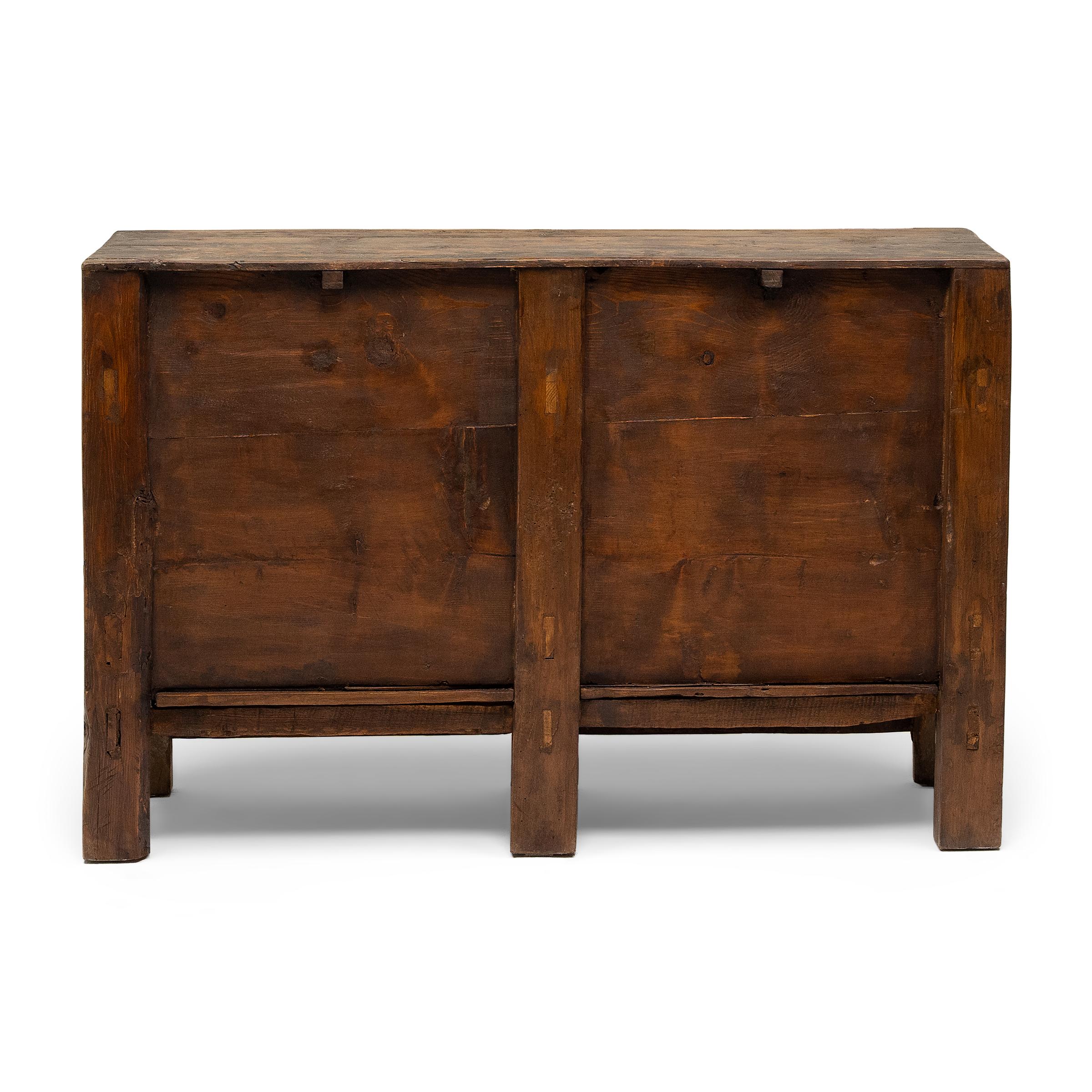 Chinese Two Door Keeper's Coffer, c. 1900 For Sale 3