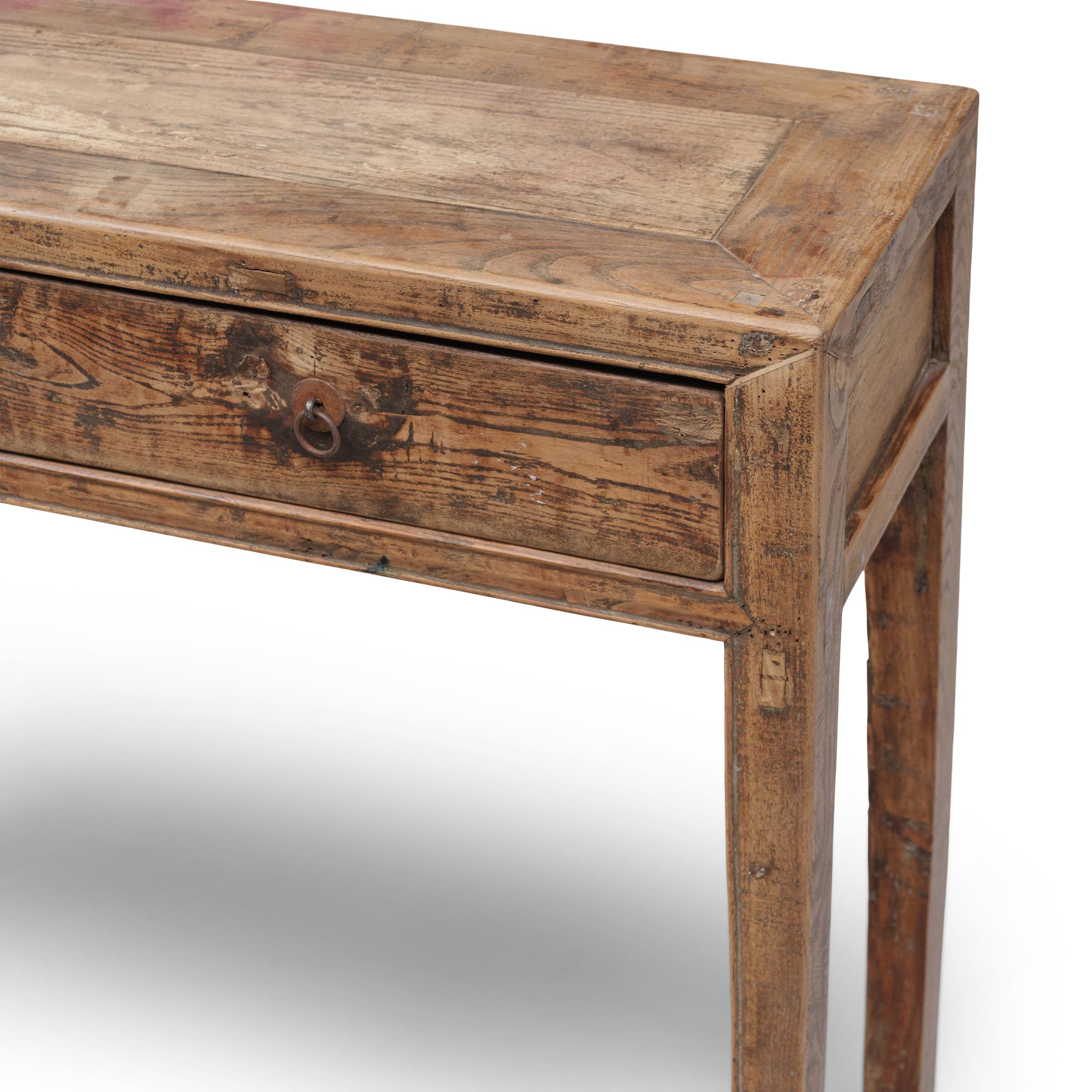 Minimalist Chinese Two Drawer Dressing Table, c. 1900