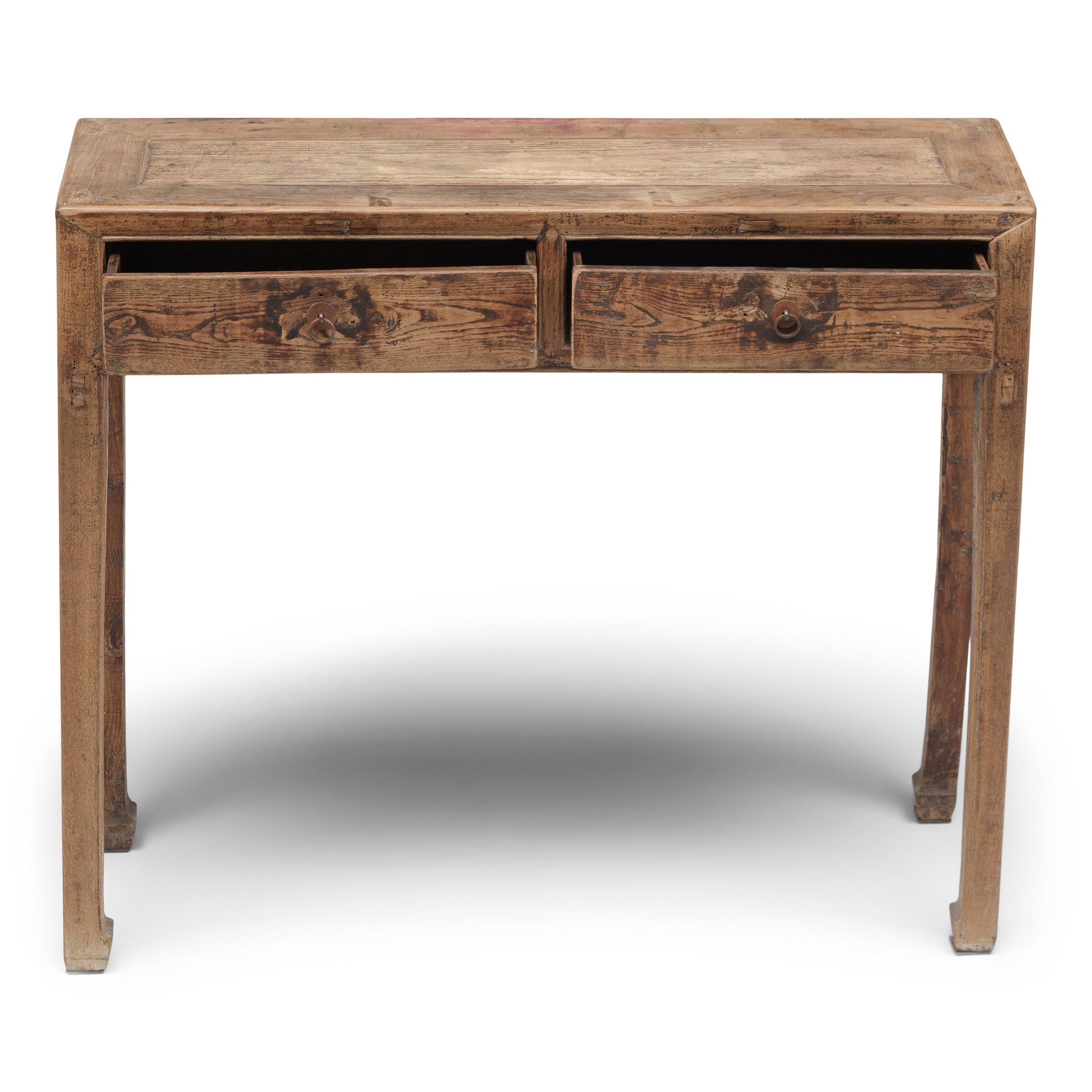 19th Century Chinese Two Drawer Dressing Table, c. 1900