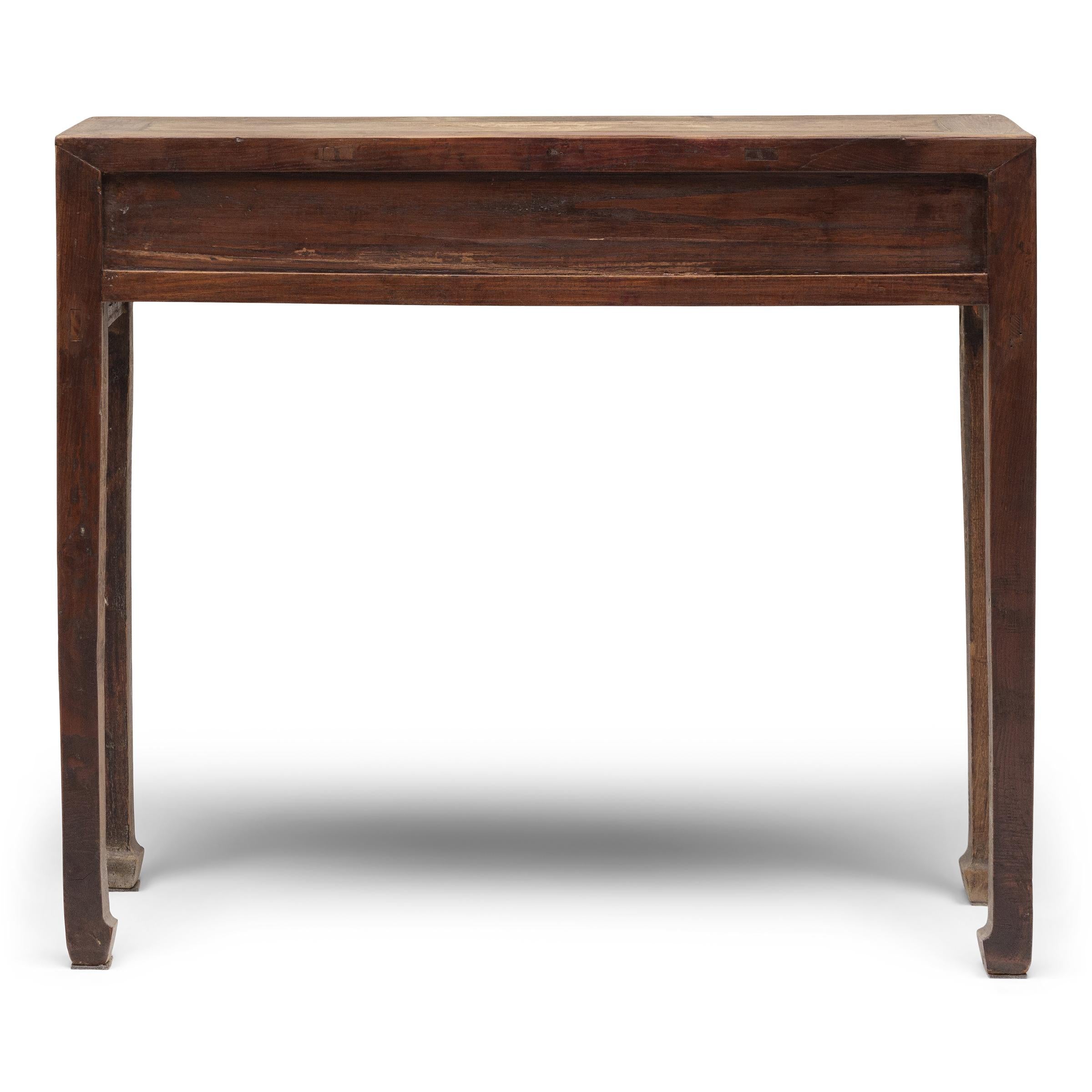Pine Chinese Two Drawer Dressing Table, c. 1900