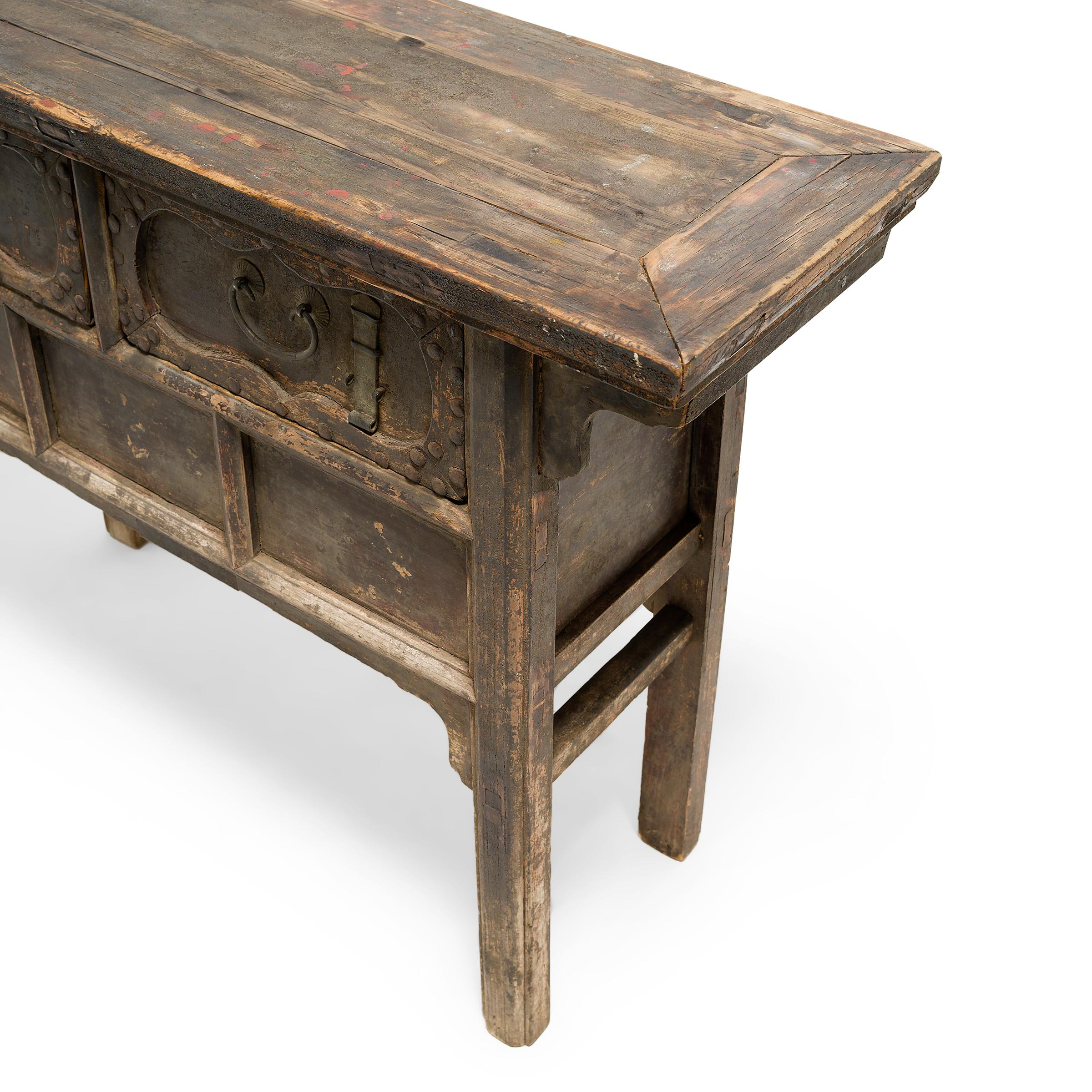 Chinese Two Drawer Offering Table, c. 1800 1