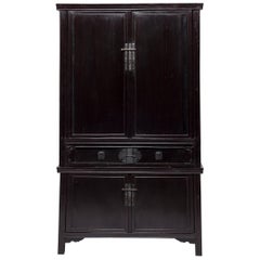Chinese Two-Piece Stacking Cabinet, c. 1850