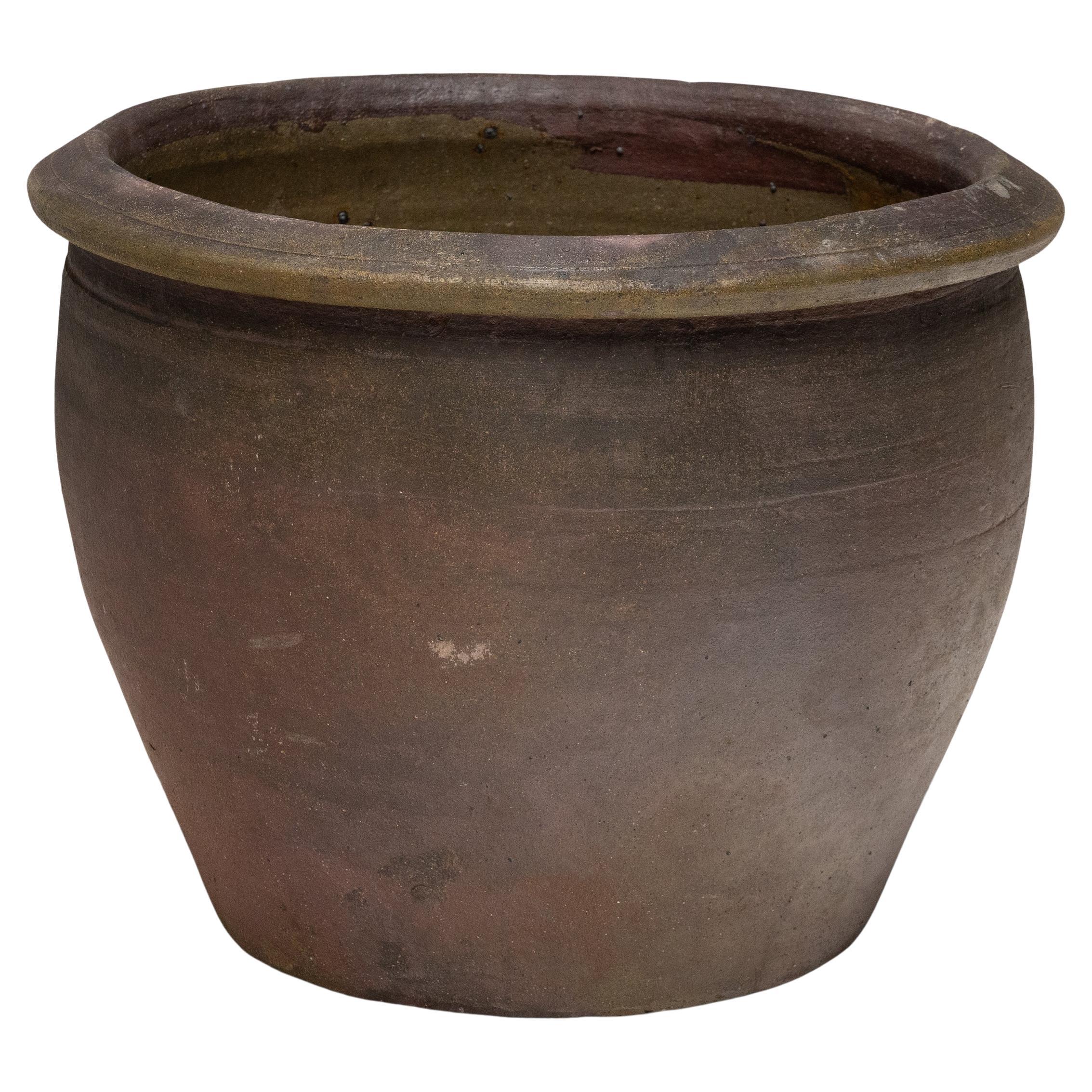 Chinese Unglazed Terracotta Pot