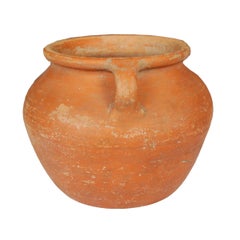 Chinese Unglazed Terracotta Rice Jar, C. 1900