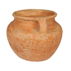 Chinese Unglazed Terracotta Rice Jar, C. 1900