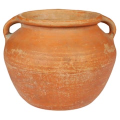 Chinese Unglazed Terracotta Rice Jar, C. 1900