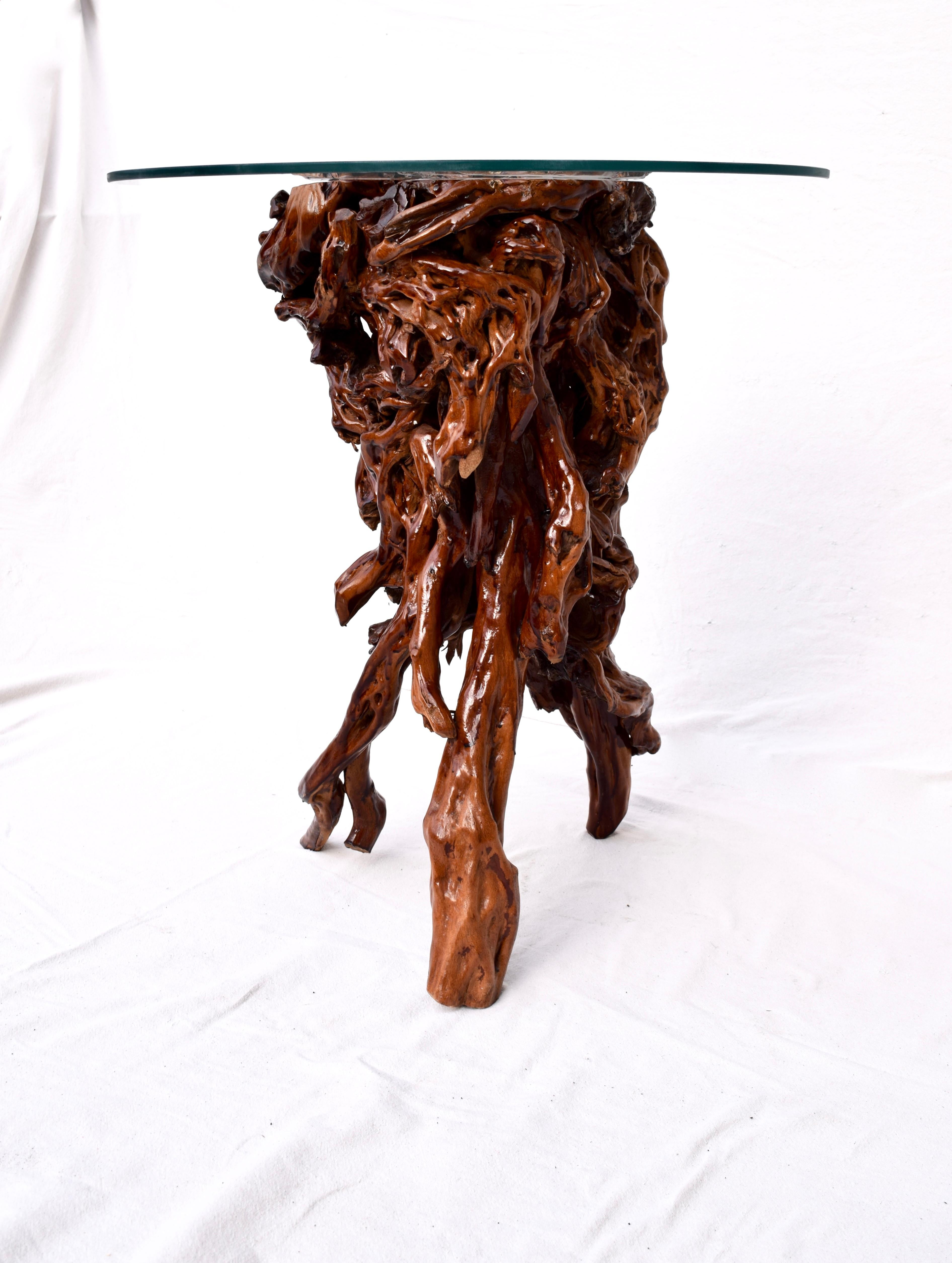 Asian Azalea Root Pedestal Table