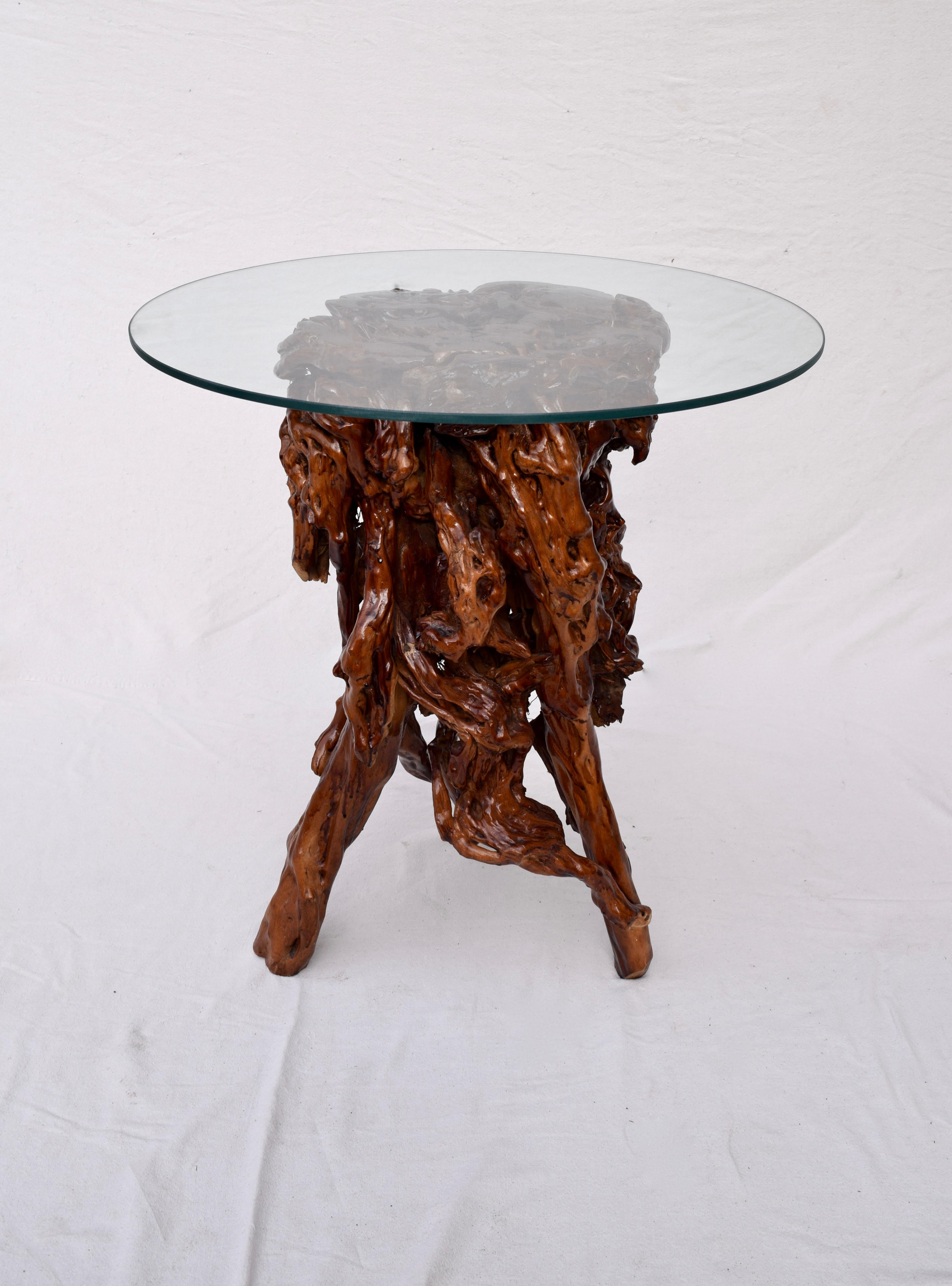 Azalea Root Pedestal Table In Excellent Condition In Southampton, NJ