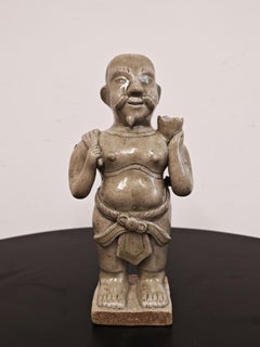 Chinese Unusual Song Dynasty Style Cizhou Pottery Figure, 18th Century