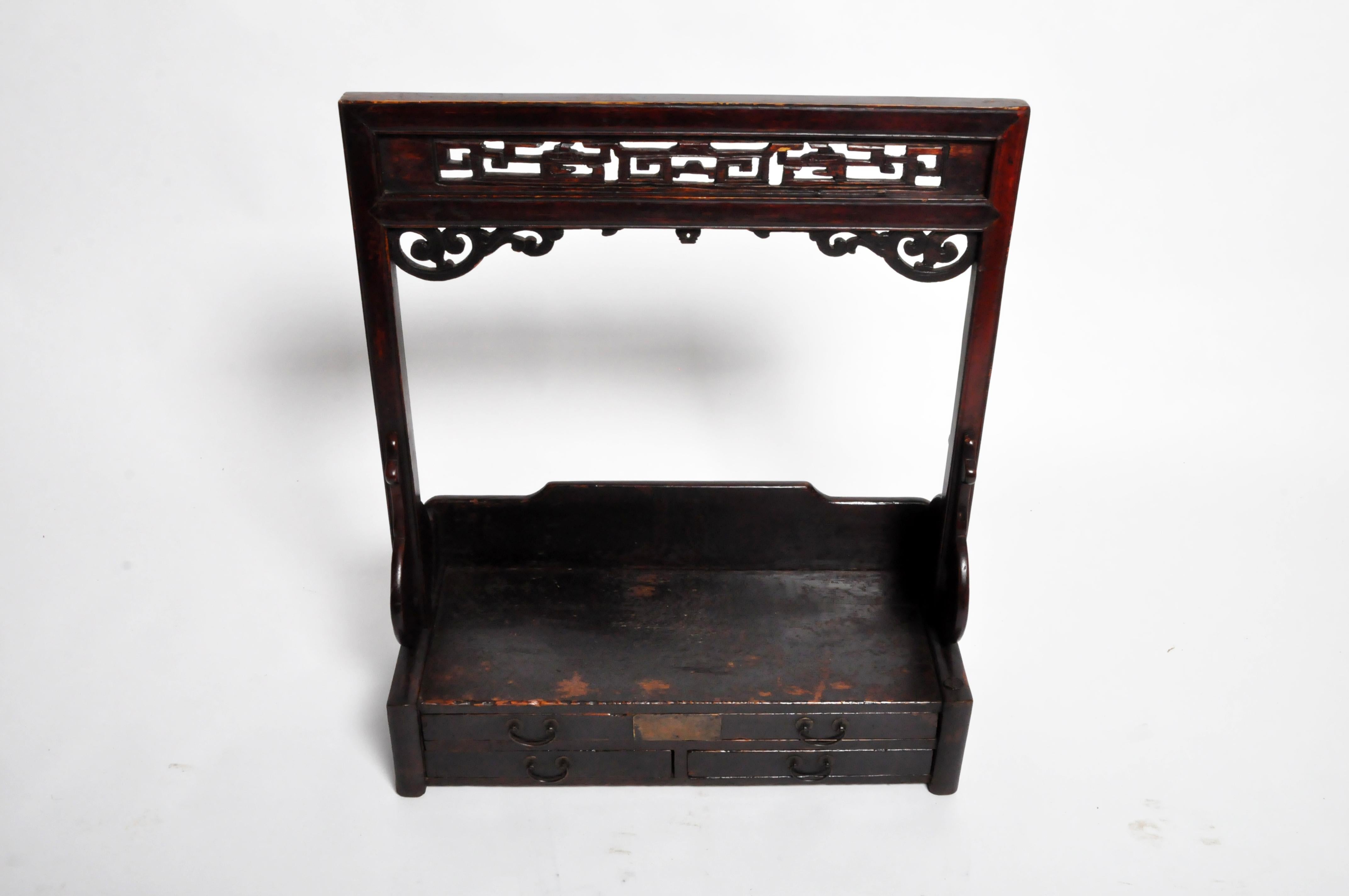 Chinese Vanity Stand with Three Drawers 9