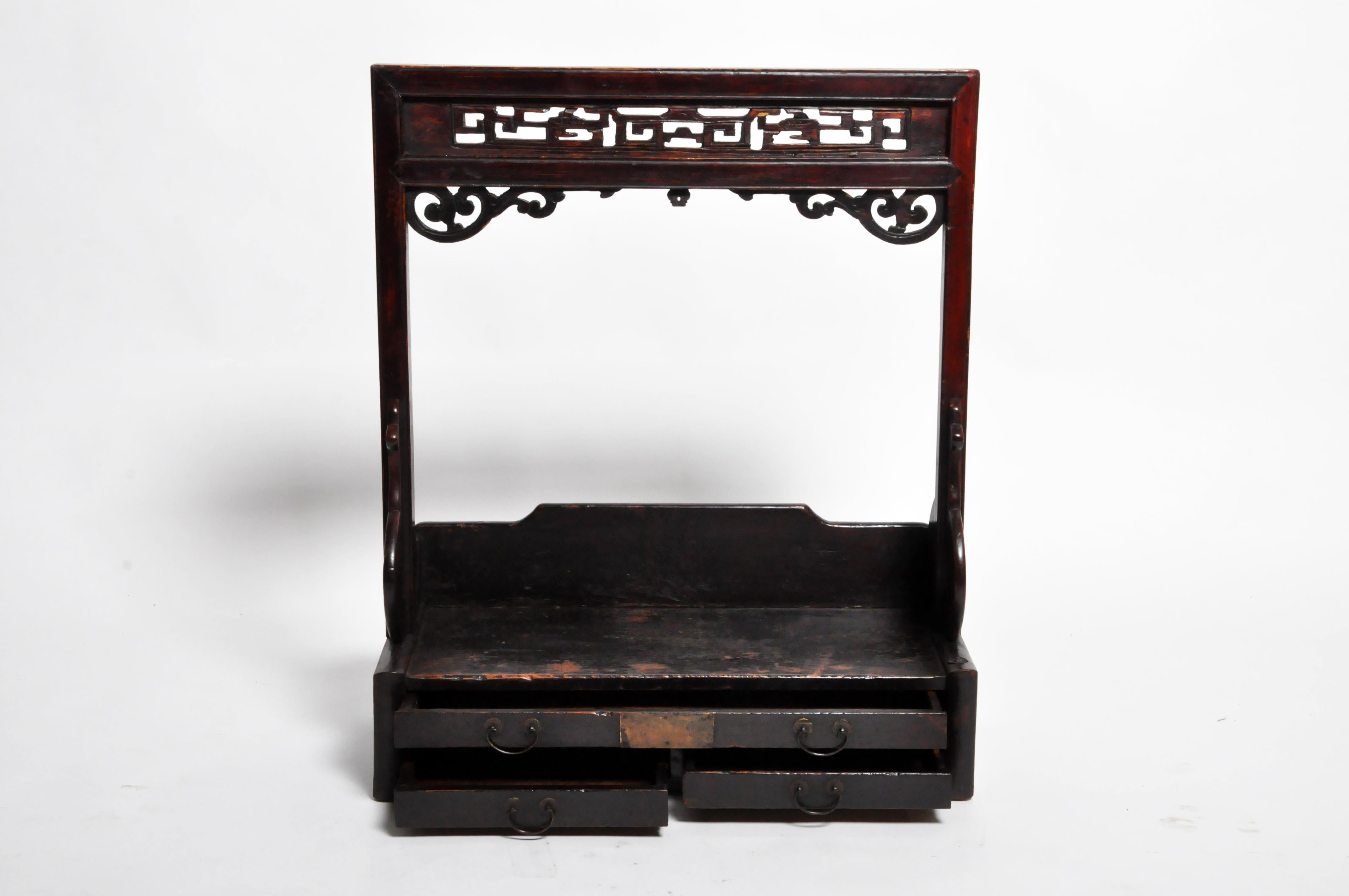 Chinese Vanity Stand with Three Drawers 11