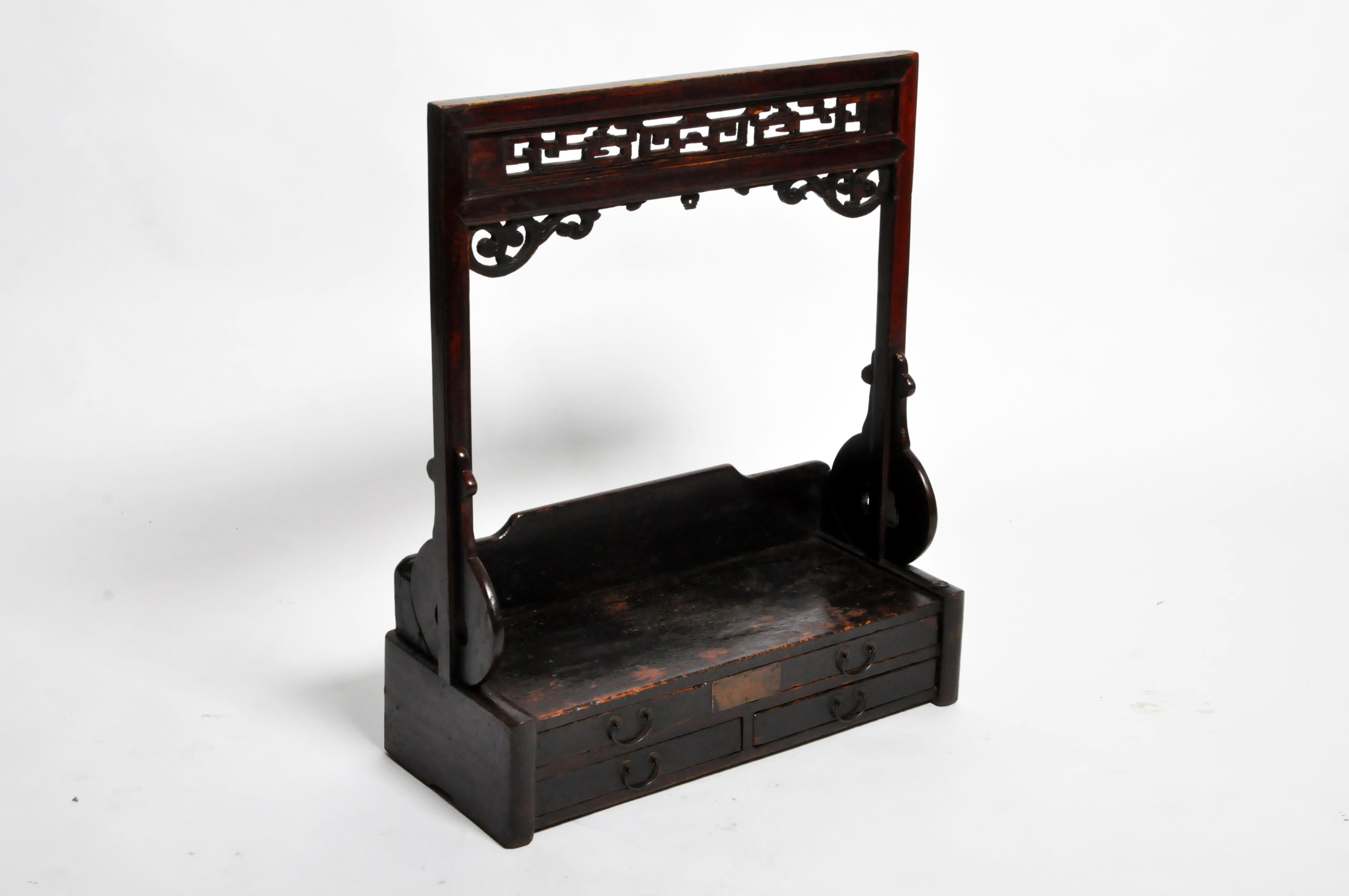 Chinese Vanity Stand with Three Drawers 13