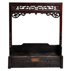 Vintage Chinese Vanity Stand with Three Drawers