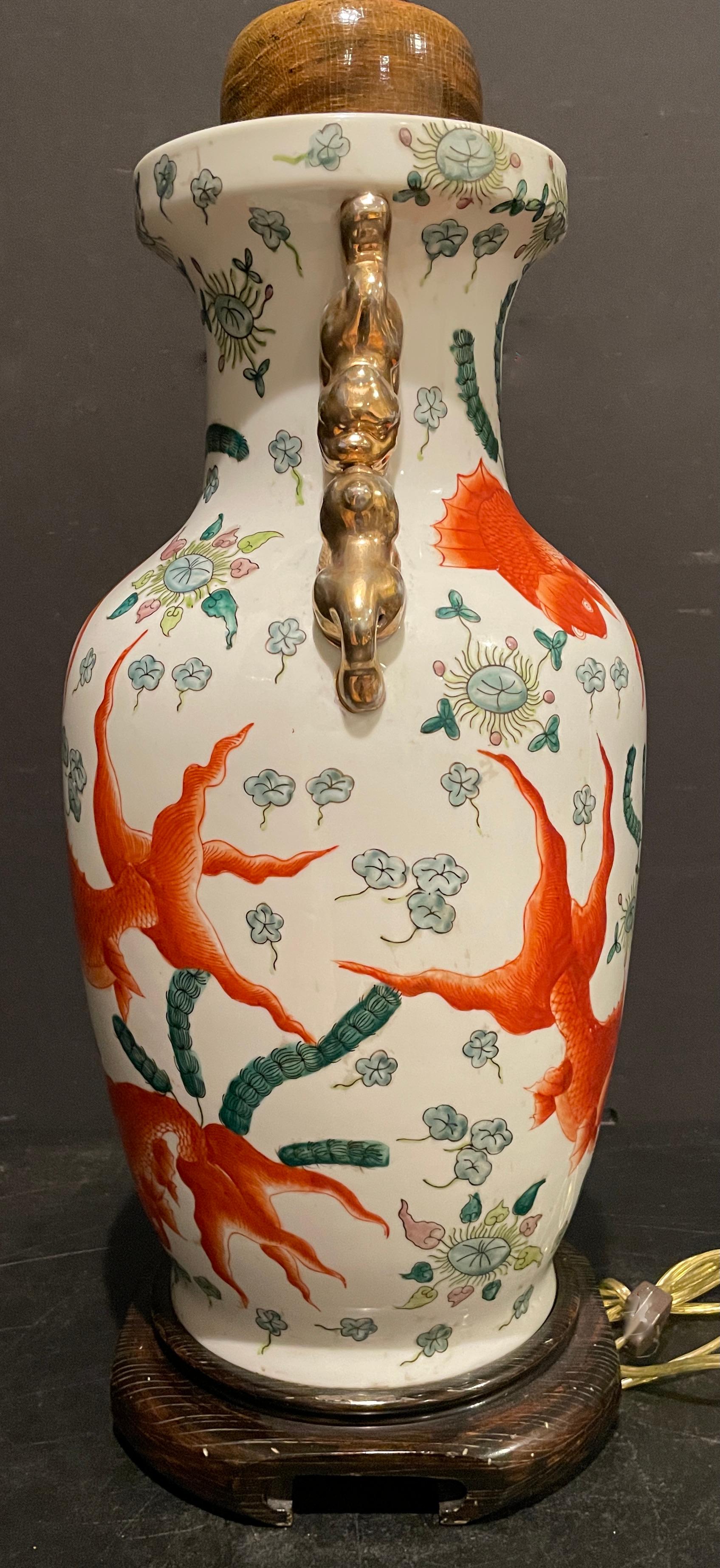 Chinese Export Chinese Vase as Lamp