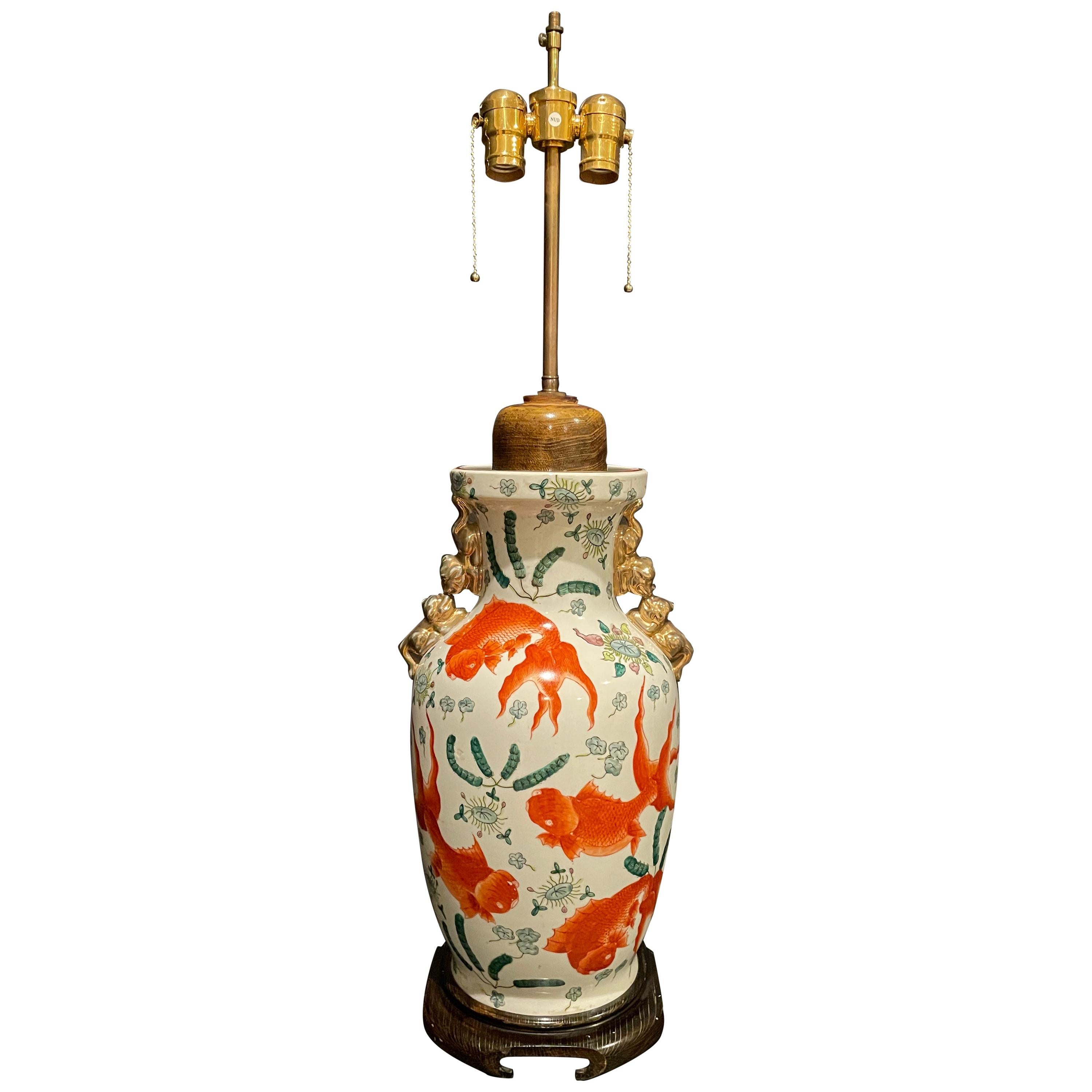 Chinese Vase as Lamp