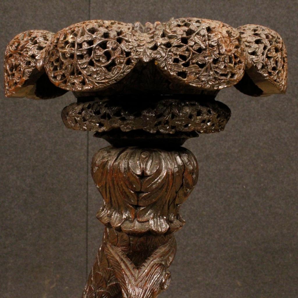 Chinese Vase Holder in Exotic Wood, 20th Century For Sale 2