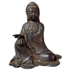 Chinesische Vintage-Buddha-Statue aus Südchina-See Guanyin