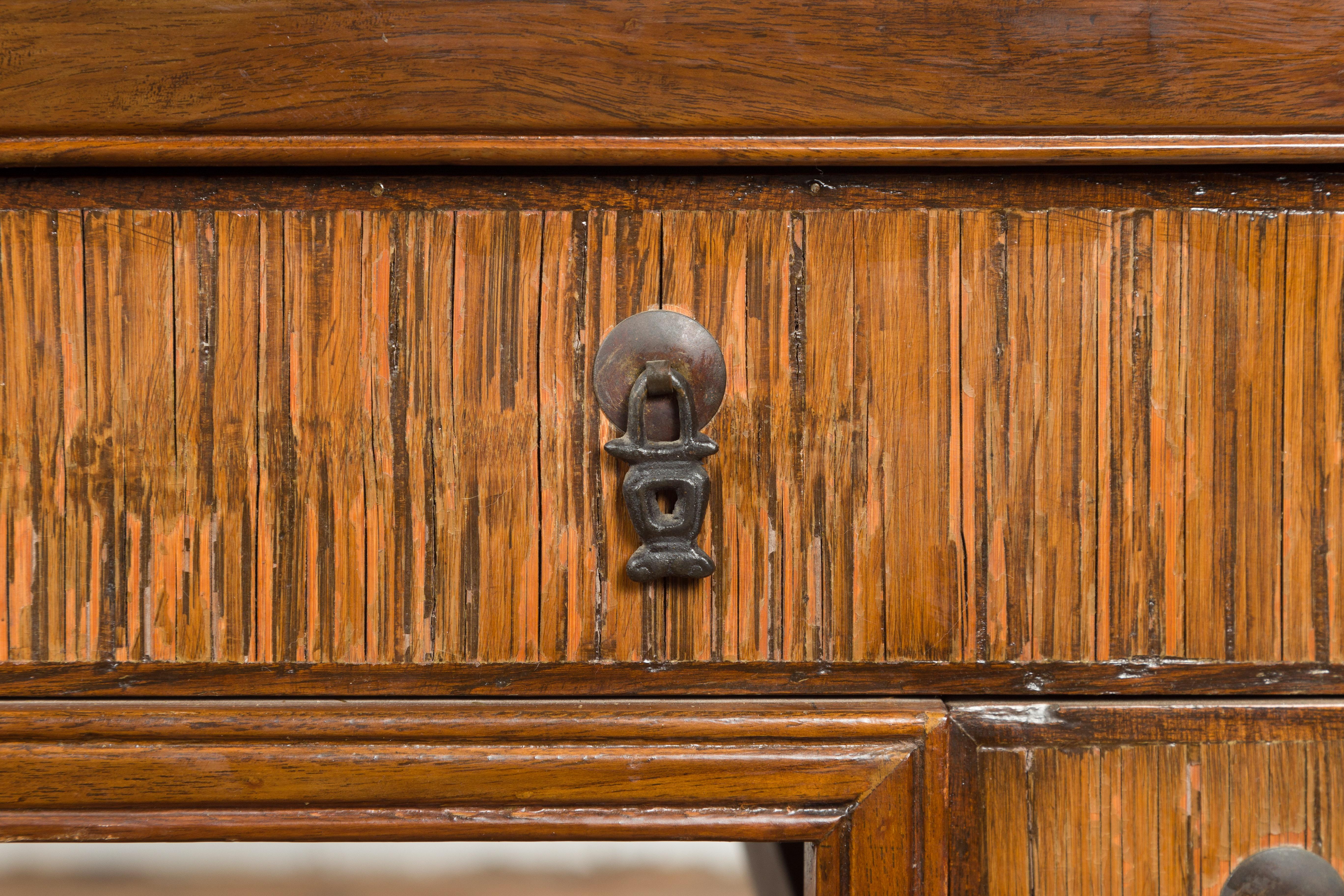 Bureau vintage de style cascade avec design unique des tiroirs en vente 2