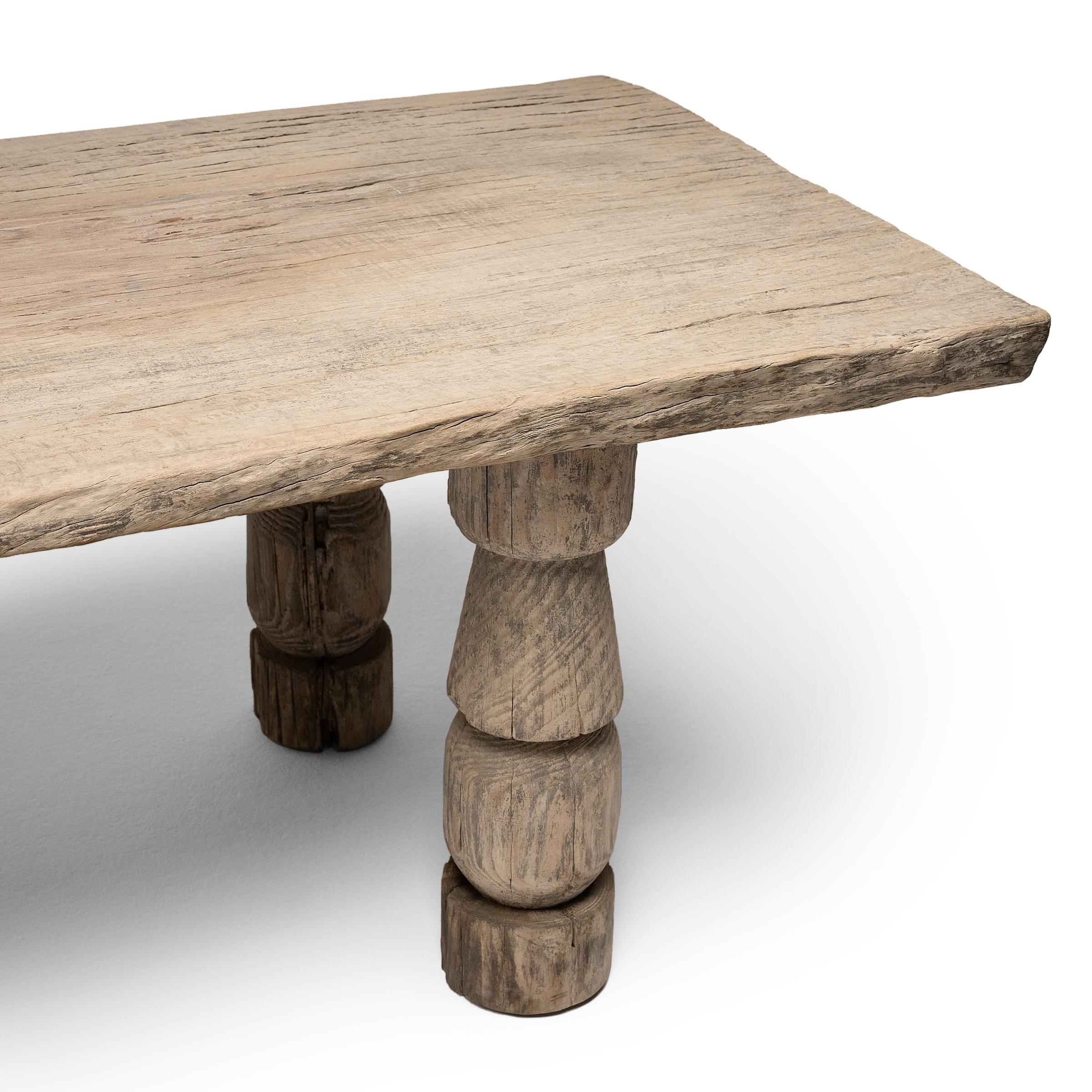 Chinois Table de ferme chinoise Wabi Sabi en vente