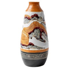 Chinese Wall Handmade Porcelain Vase
