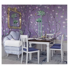 Chinese Wallpaper Handpainted Return to Nassau 18 Century Chinoiserie Handmade