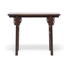 Chinese Walnut Offering Table, c. 1900