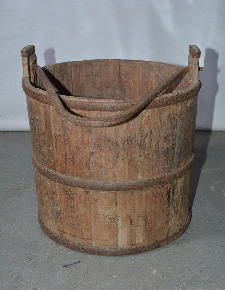 antique water bucket