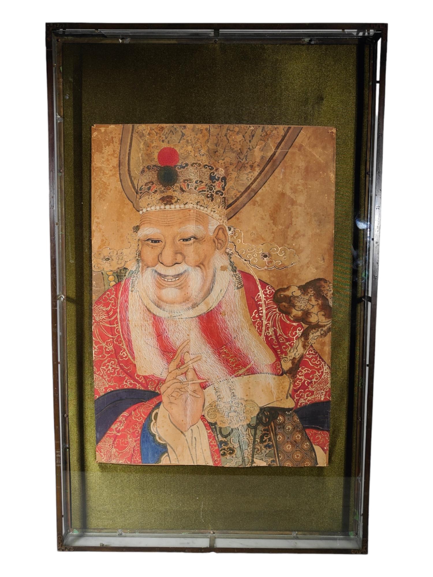 18th Century and Earlier Chinese Watercolor 16th Century For Sale