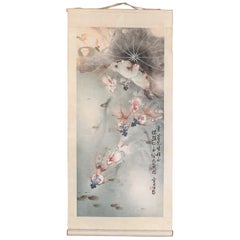 Antique Chinese Watercolor Painted on Paper