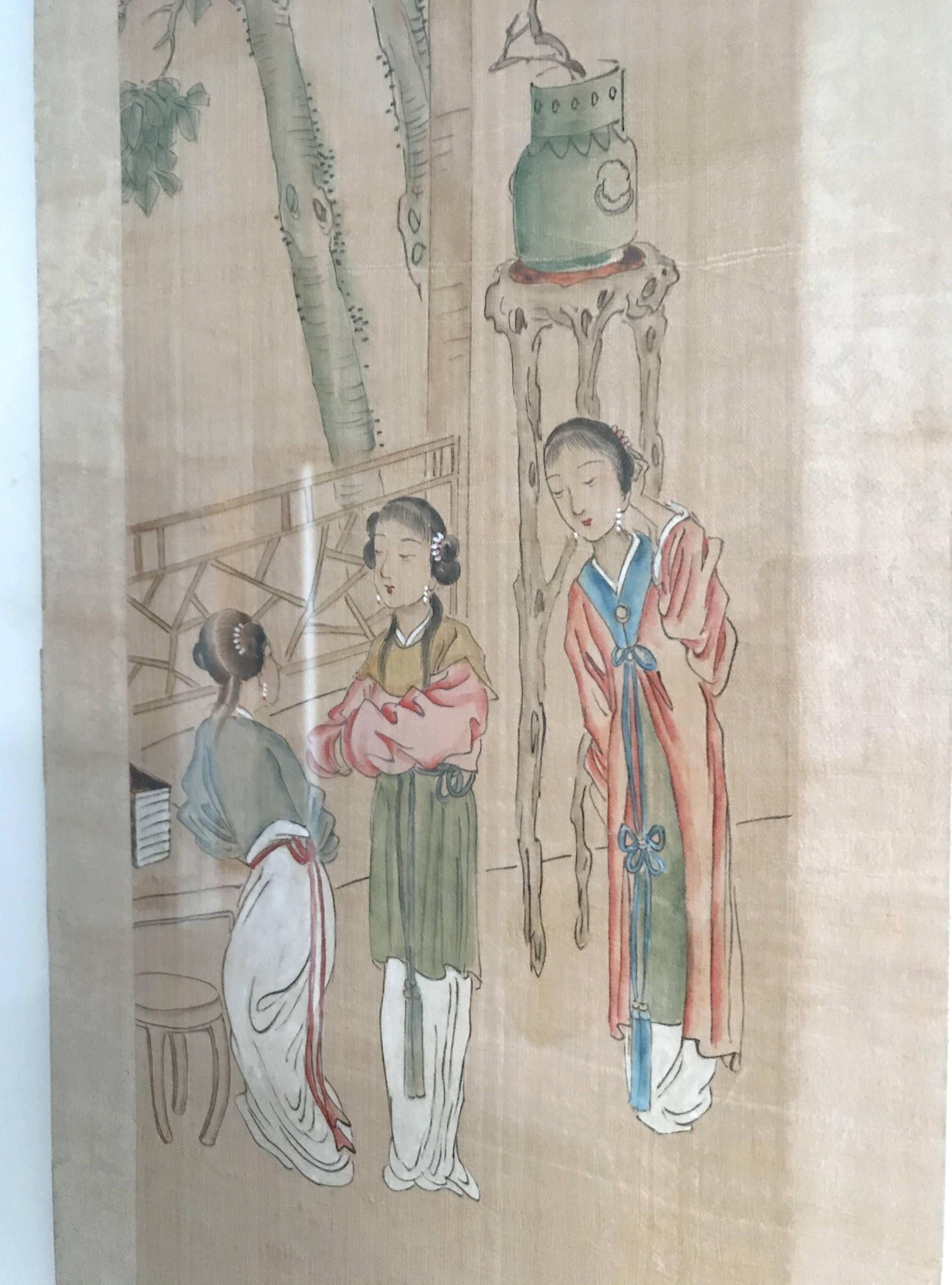 Chinese Watercolor Painting For Sale at 1stDibs chinese watercolor
