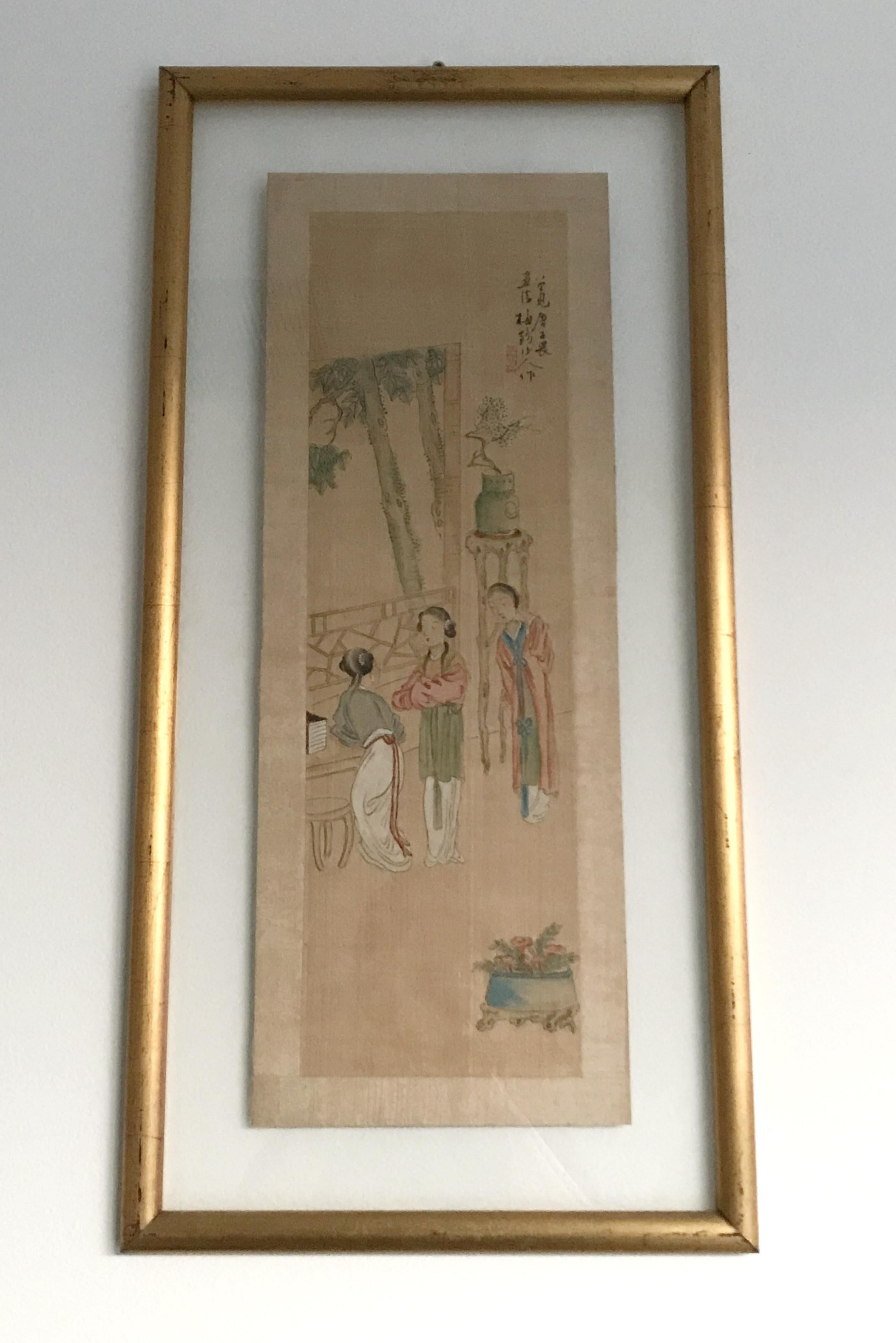 20th Century Chinese Watercolor Painting For Sale
